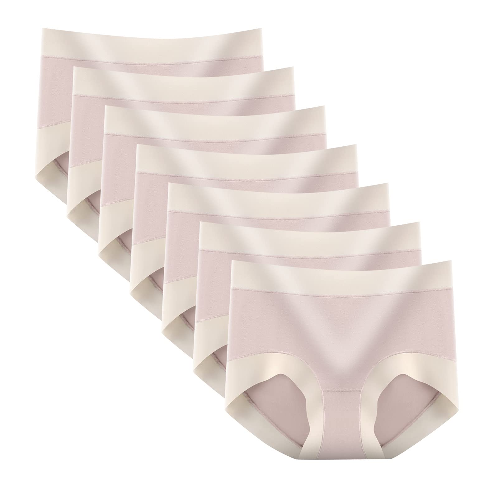 **Soft & Comfortable Women's Hip Underwear - 7PC Mid-Rise Briefs Set | Sexy Lingerie & Stockings for Everyday Wear, Sleep & Intimate Moments**