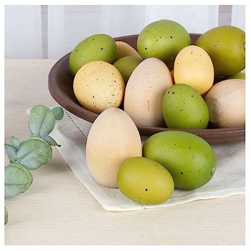 17 Assorted Speckled & Wooden
