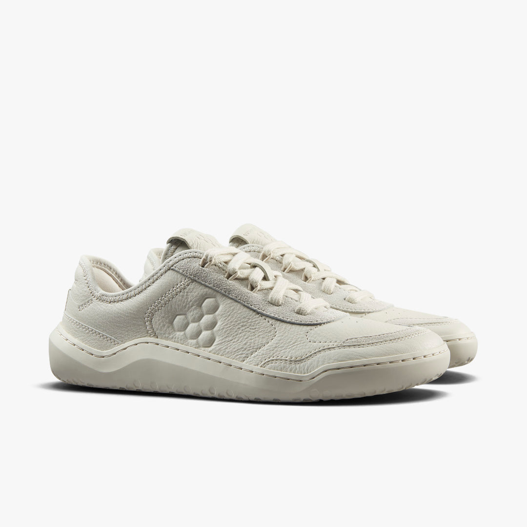 Vivobarefoot Men's Gobi Leather Sneakers - Lightweight Barefoot Shoes for Walking, Travel & Everyday Wear