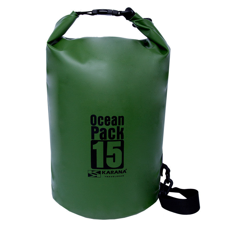 **Karana Ocean Pack 15L Waterproof Dry Tube Bag - Ideal for Kayaking, Boating, Swimming & Outdoor Adventures**