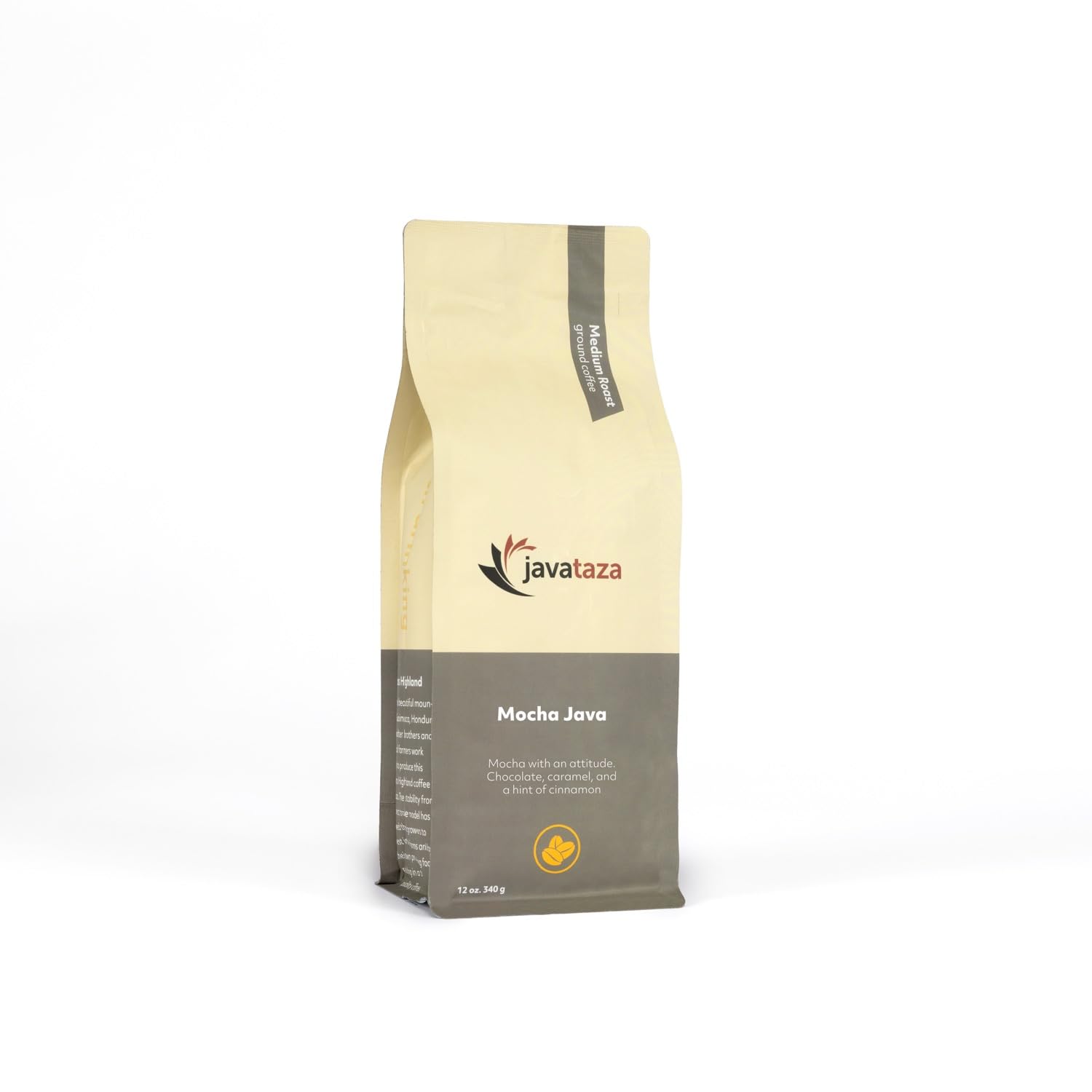 Premium Mocha Java Coffee Blend - 12 oz Ground Coffee for Rich & Bold Flavor - Perfect for Morning Brew, Office Use & Gifts