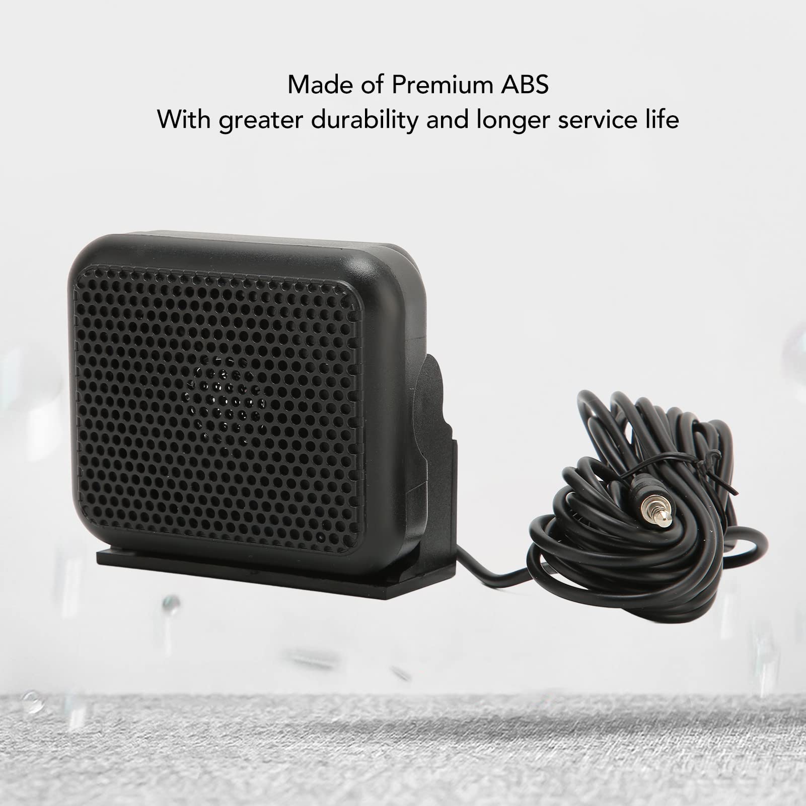 Yaesu FT Series Car Radio Speaker | External Communication Speaker for Ham Radios | Compatible with Kenwood & ICOM | 3.5mm Plug | Perfect for Mobile Ham Radio Setup & Emergency Communications