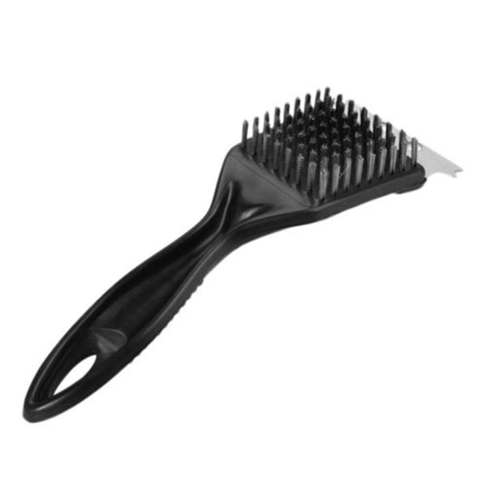 Stainless Steel Grill Brush for BBQ Cleaning - Heavy Duty Scrubber with Ergonomic Handle - Perfect for Outdoor Grilling, Camping, and Backyard Cookouts