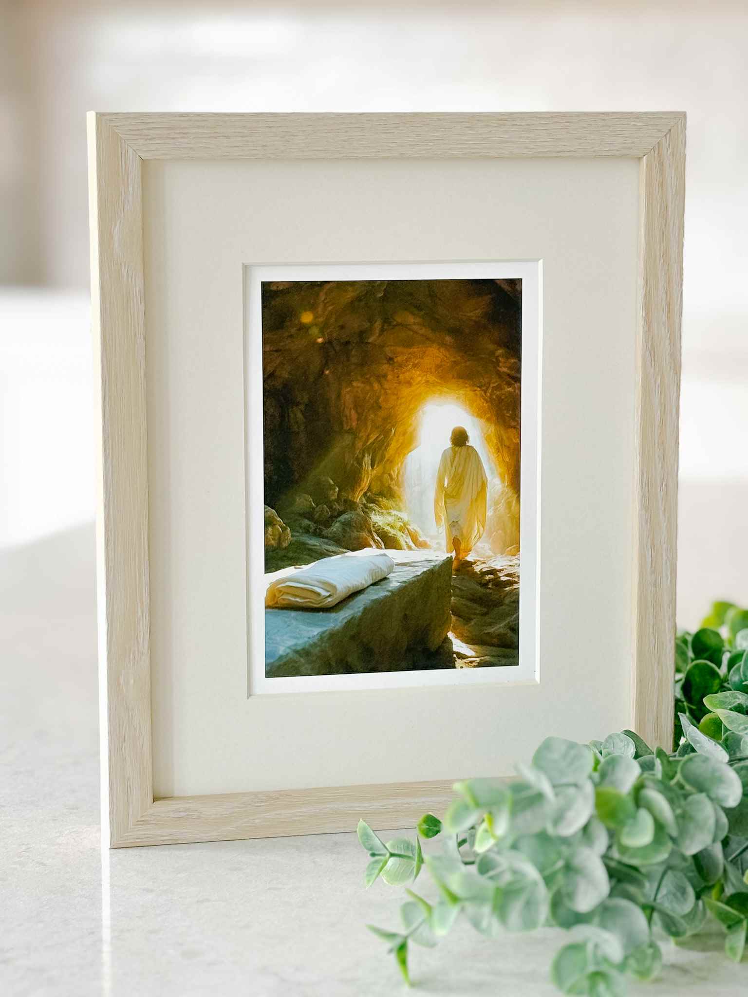 Victory in Jesus Print - Inspirational Christian Wall Art for Home, Church & Office Decor - Perfect for Gifts & Faith-Based Interiors