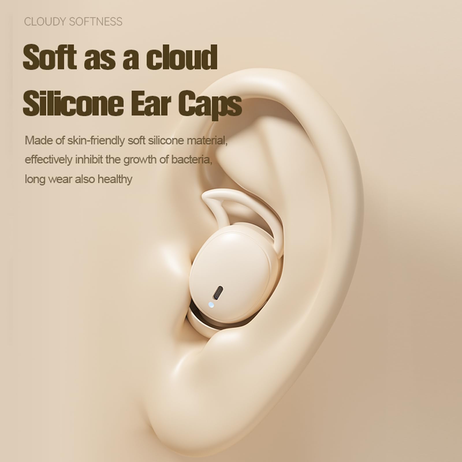 Wireless Bluetooth Sleep Earbuds for Side Sleepers - Noise Cancelling, Invisible Mini Earphones for Small Ear Canals | Perfect for Travel, Meditation & Nighttime Relaxation