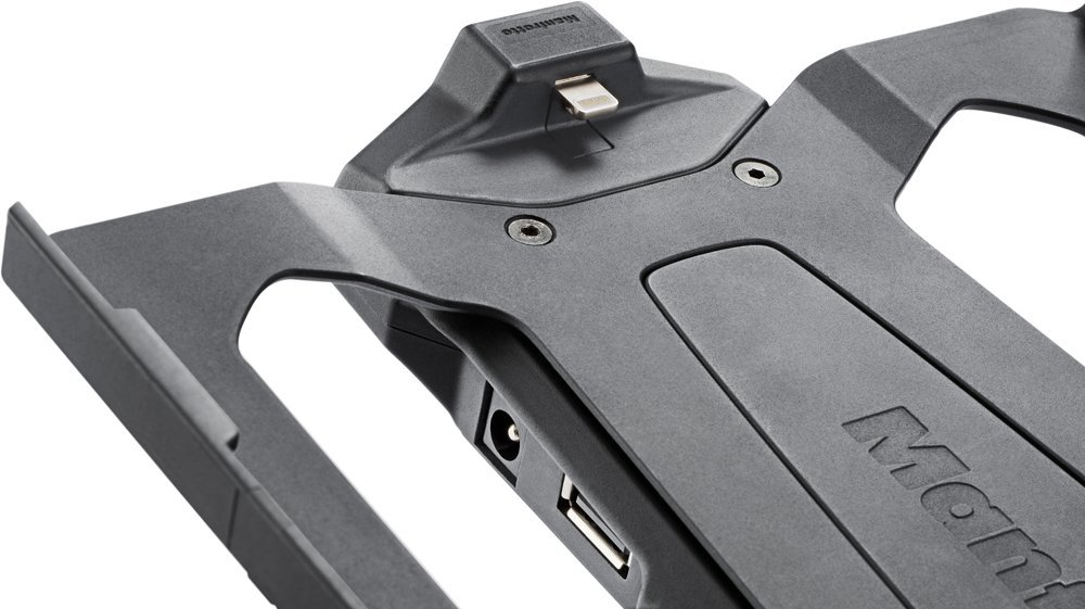 Manfrotto MVDDA13 iPad Air Mount - Black Digital Director Stand for Video Recording & Live Streaming | Perfect for Content Creators, Vloggers & Videographers