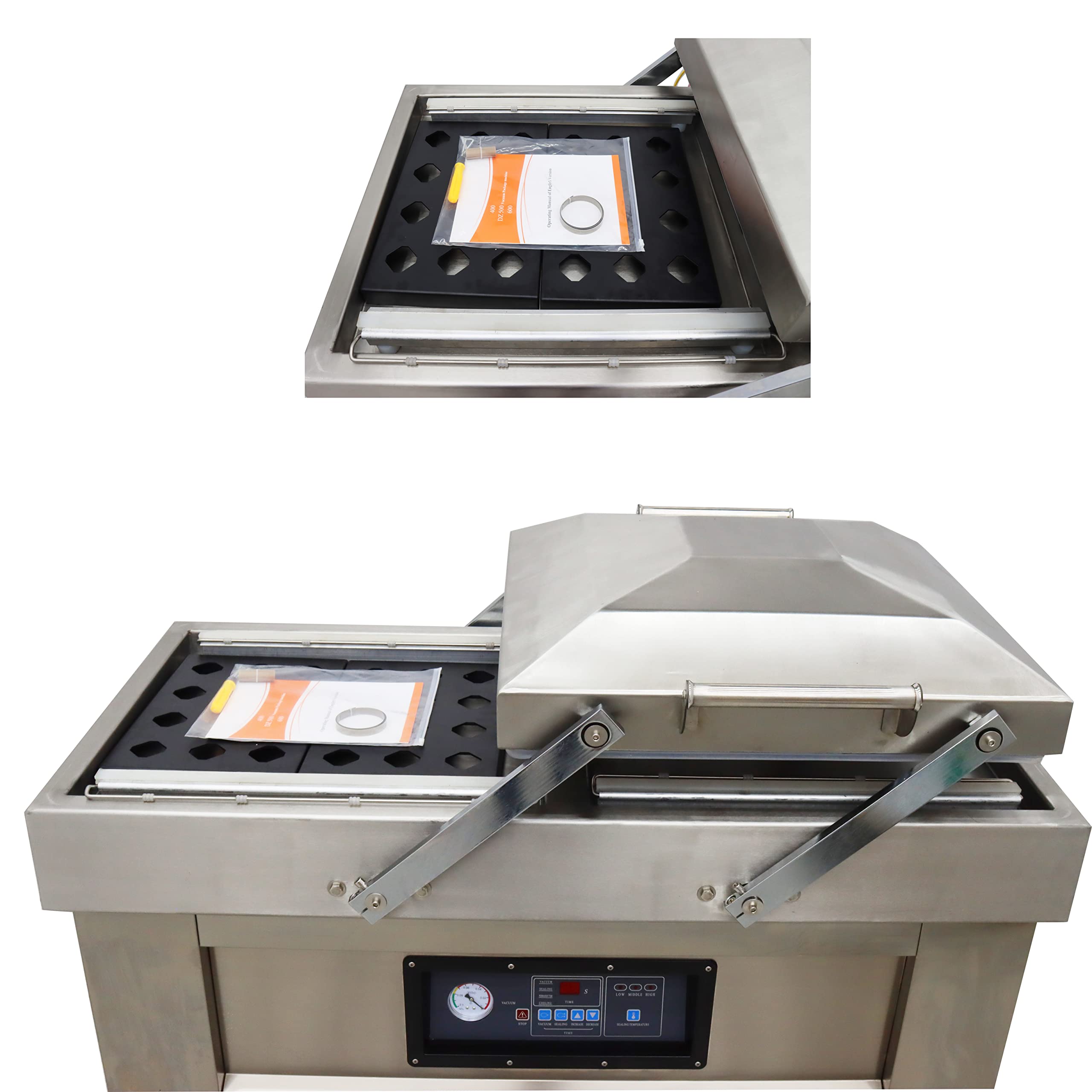 INTSUPERMAI 2-Chamber Commercial Vacuum Sealer - 21.8