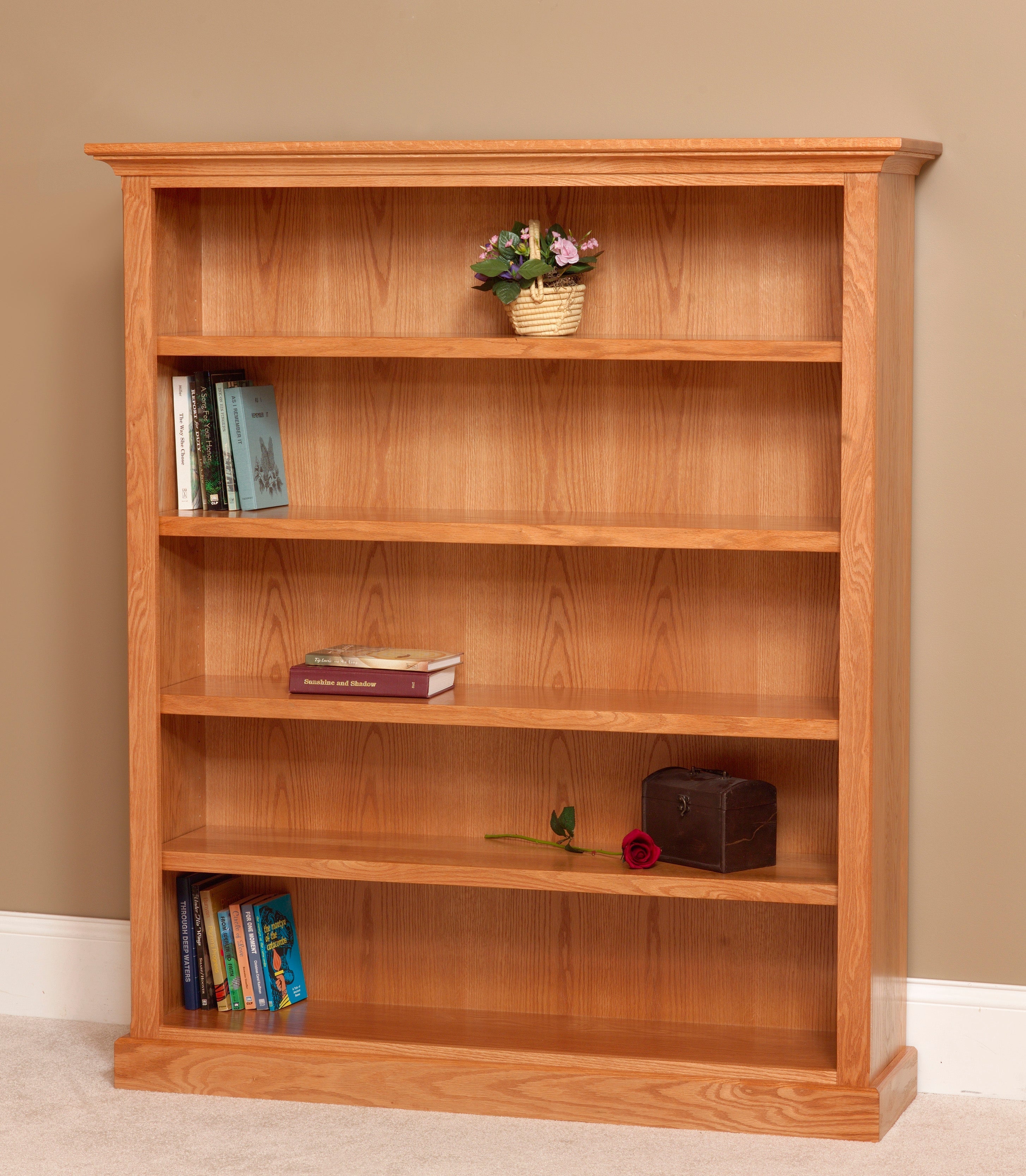 Amish Open Bookcase 30
