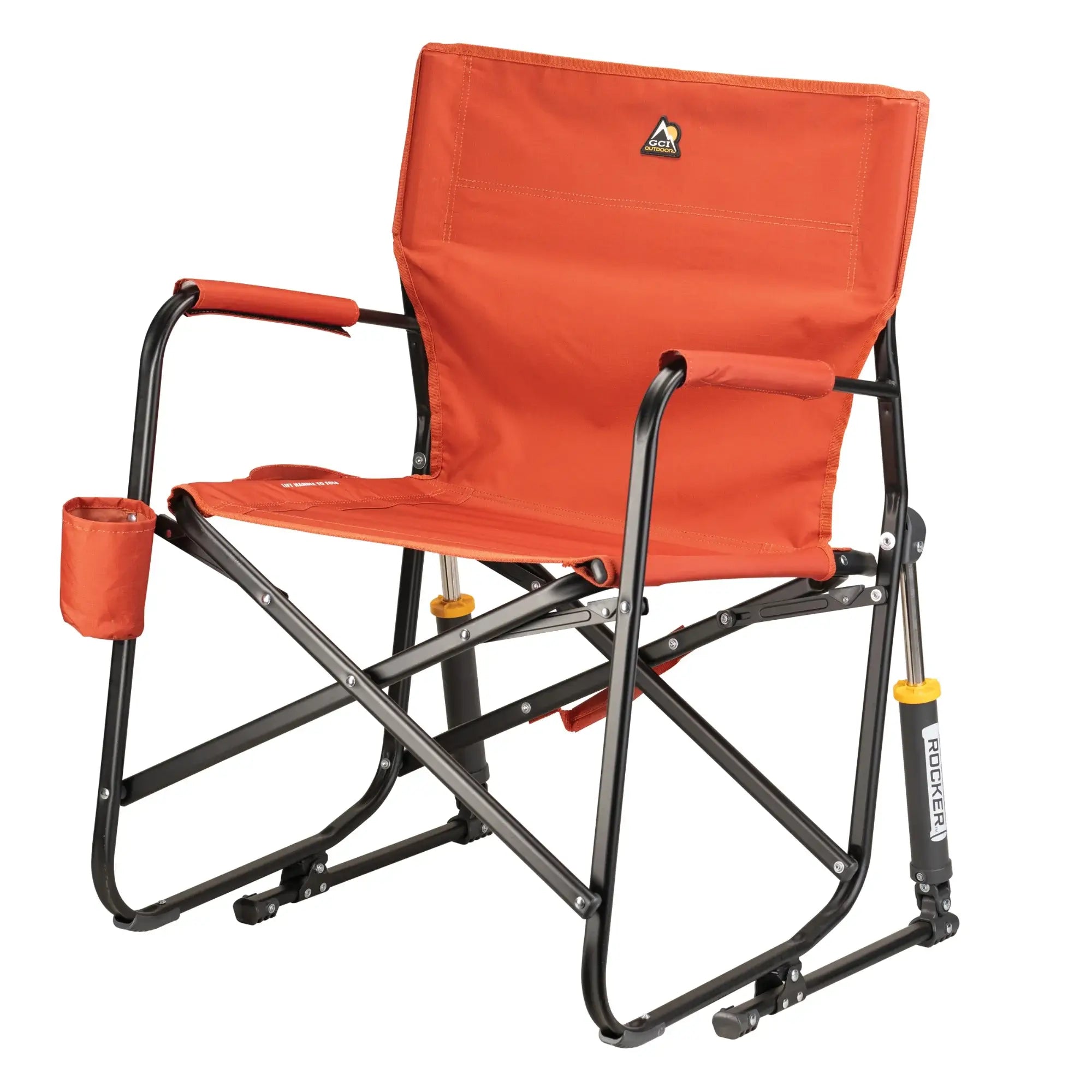 Freestyle Rocker™ Pumpkin Spice - Comfortable Rocking Chair for Relaxation, Living Room, Nursery & Outdoor Use