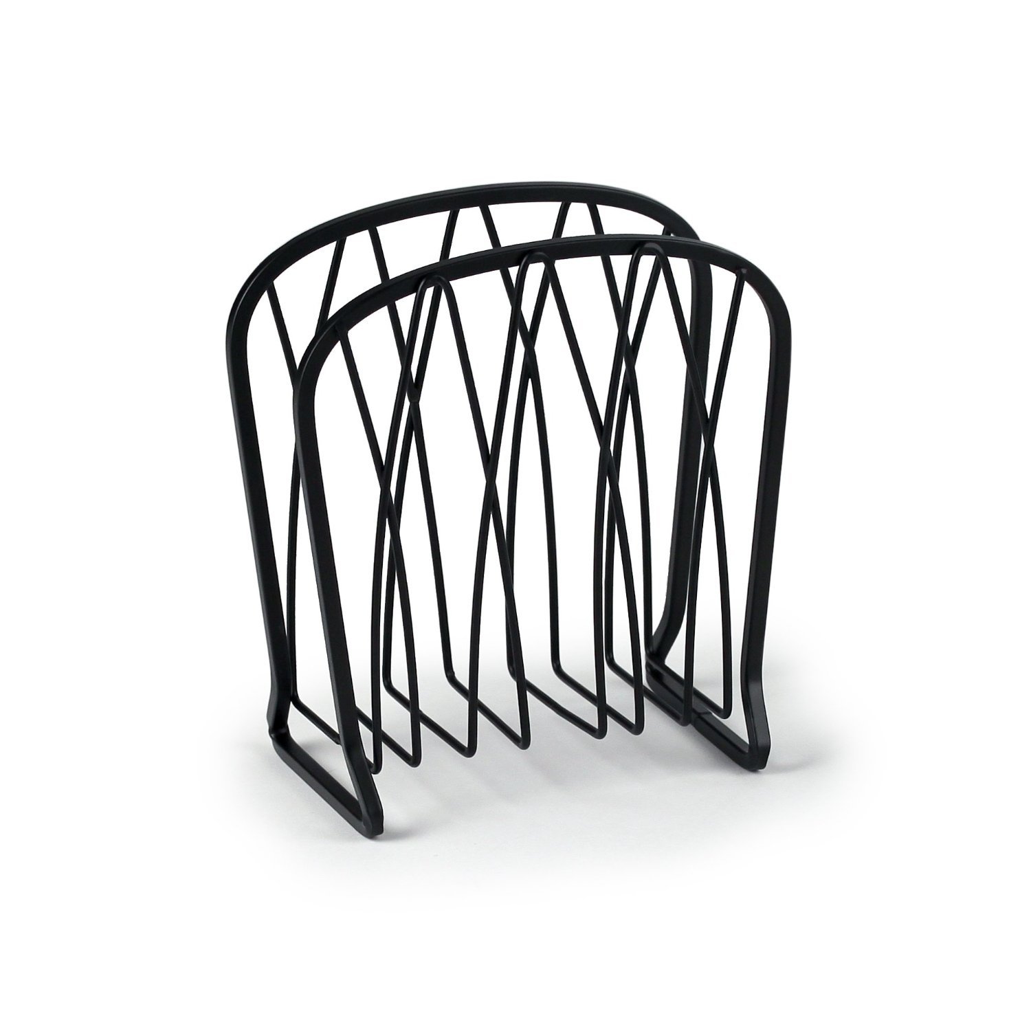 Spectrum Diversified Vertical Twist Napkin Dispenser - Stylish Black Upright Holder for Kitchen Tables, Countertops & Dining Décor, Perfect for Home and Restaurant Use