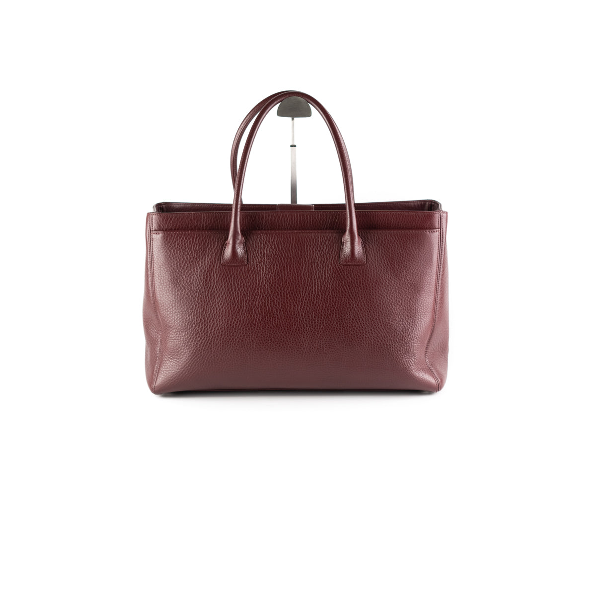 Chanel Cerf Large Tote Bag in Burgundy - Luxury Leather Handbag for Women | Perfect for Work, Travel & Everyday Use