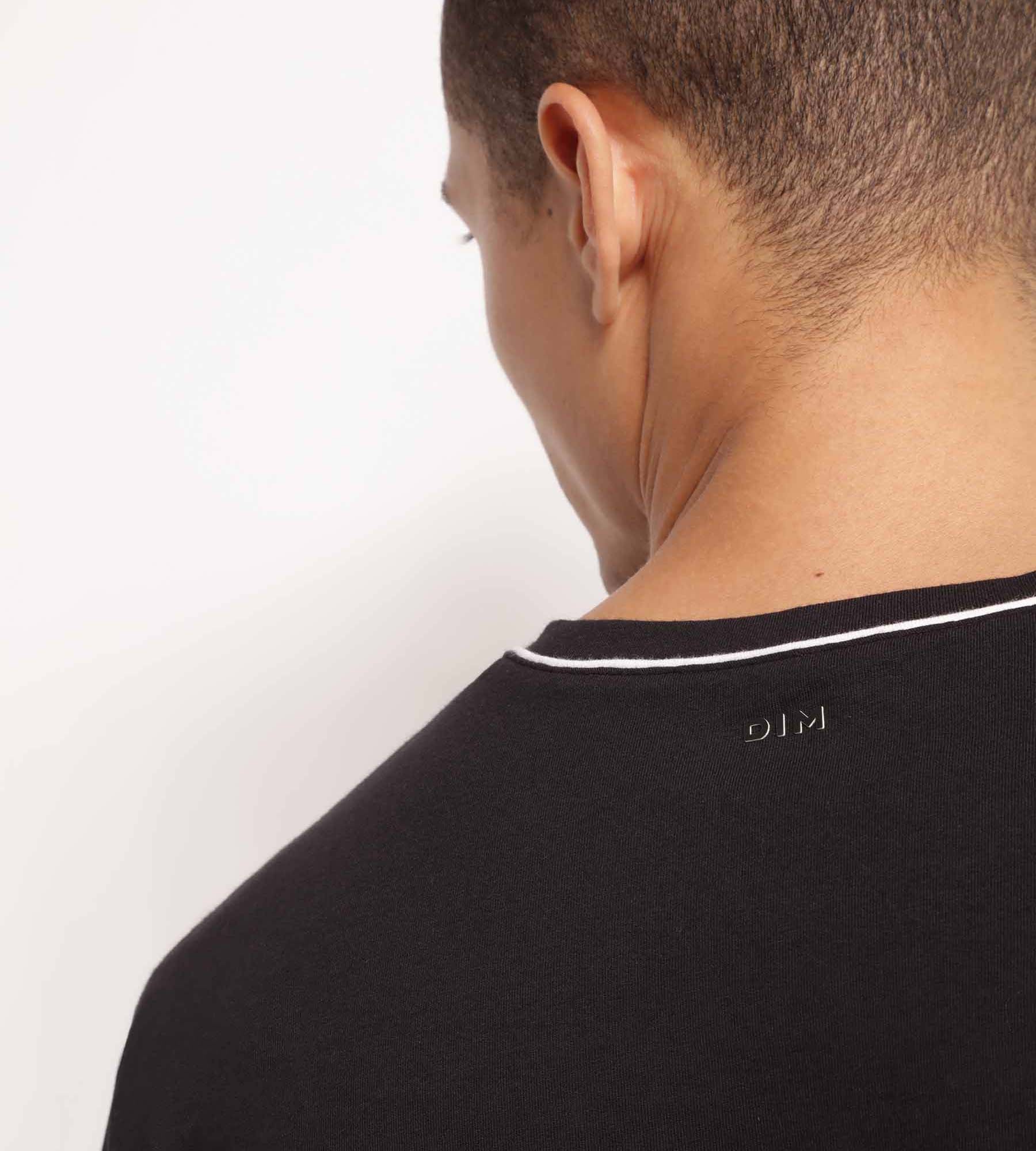 Men's Thermoregulating Sport T-Shirt - Black Jersey Fabric for Activewear & Workouts | Gym, Running & Outdoor Activities