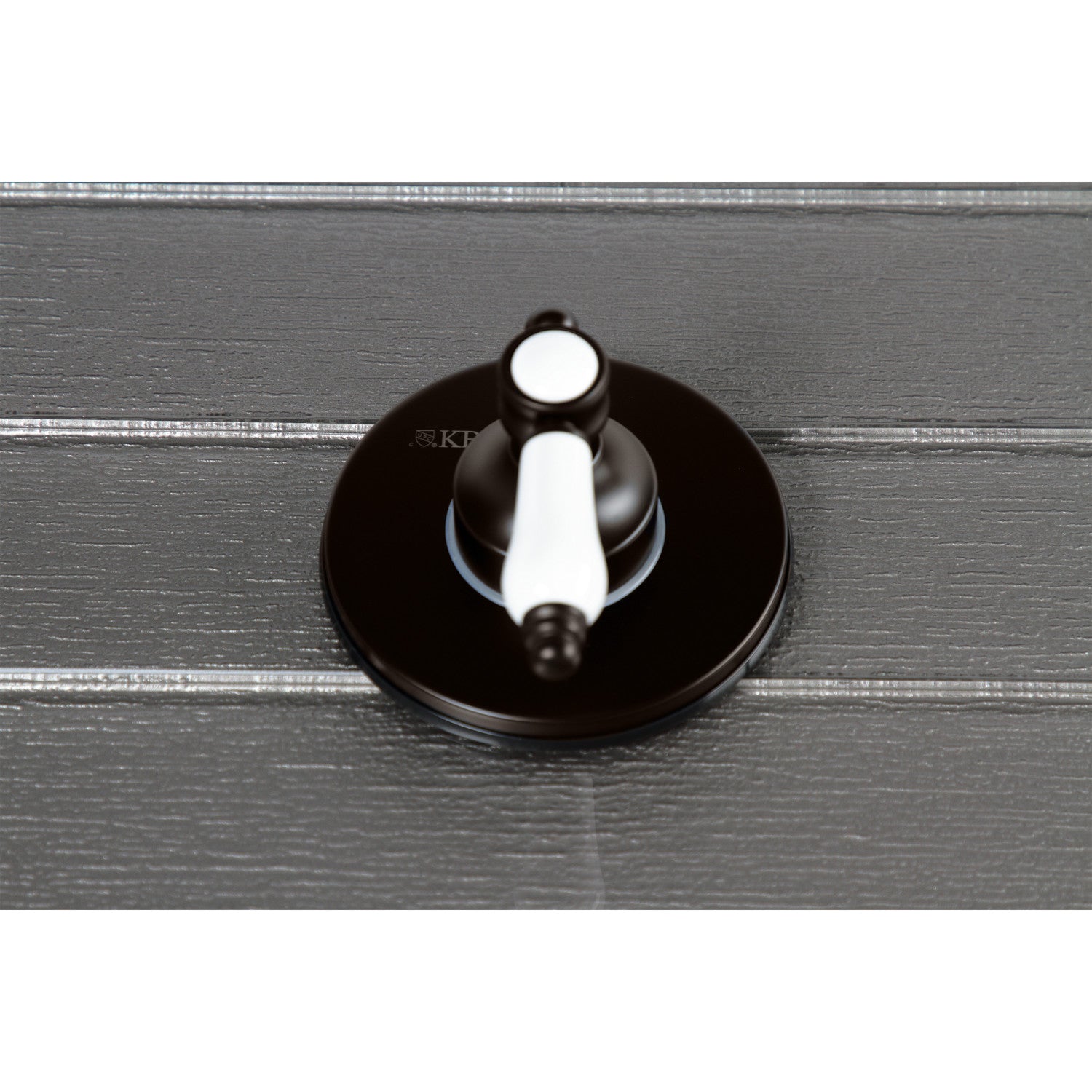 Bel Air KS3035BPL Single Handle 3-Way Diverter Valve with Round Trim Kit in Oil Rubbed Bronze Finish - Perfect for Bathroom, Shower, and Tub Faucet Installations