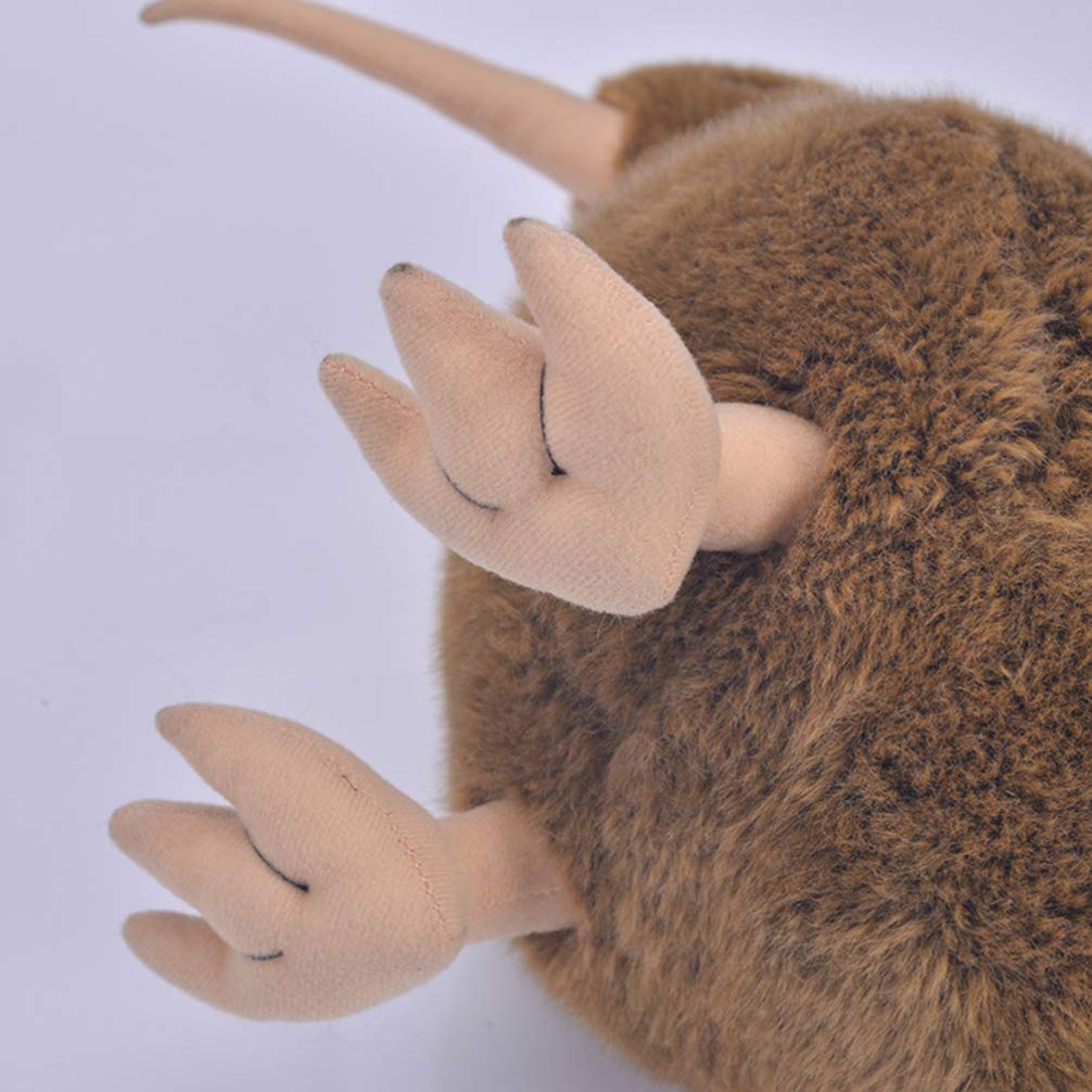 UKCOCO 28cm Plush Dog Chew Toy - Soft & Durable Stuffed Animal for Small & Medium Dogs (Brown) - Perfect for Playtime, Training & Comfort