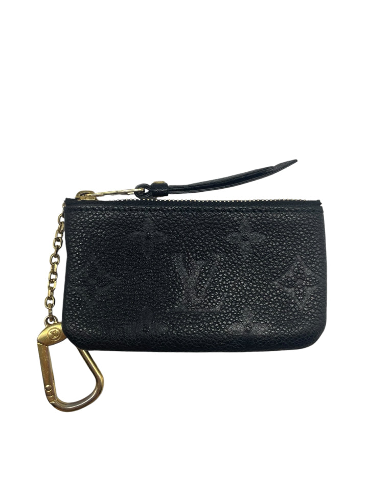 Louis Vuitton Monogram Empreinte Leather Key Pouch - Compact Wallet for Keys & Cards - Perfect for Travel, Everyday Use & Gift Giving