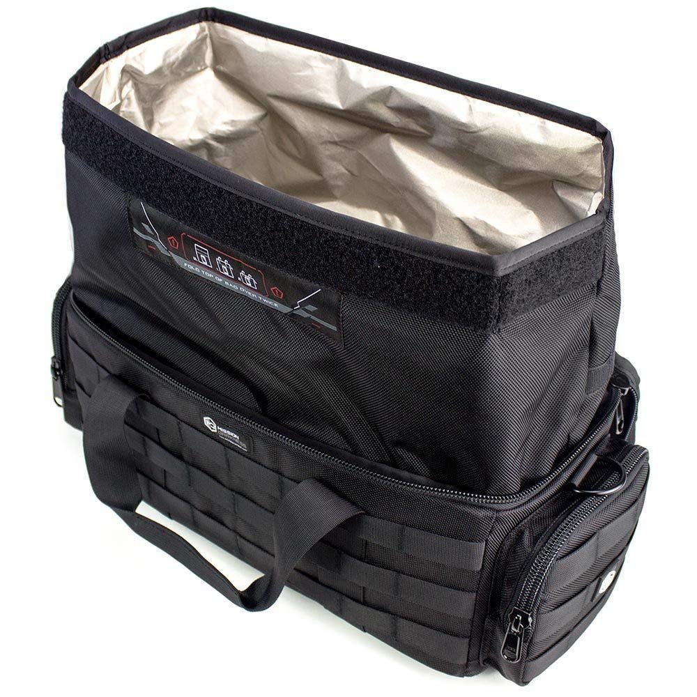 Mission Darkness Faraday Bag - RF Signal Blocking Padded Utility Bag with MOLLE Webbing | Shields Electronics from EMP & Hackers | Perfect for Night Vision Goggles, Scopes, Cameras & Phones | Tactical Gear for Military, Survival & Outdoor Use