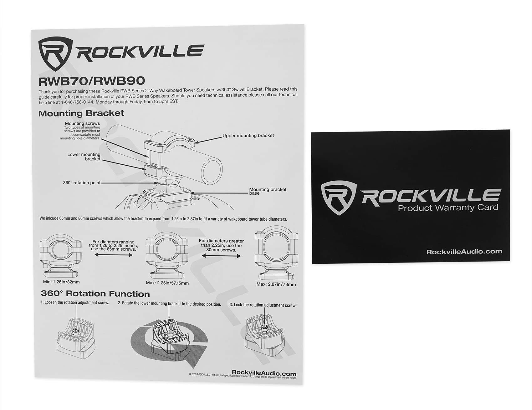 Rockville RWB90B 8