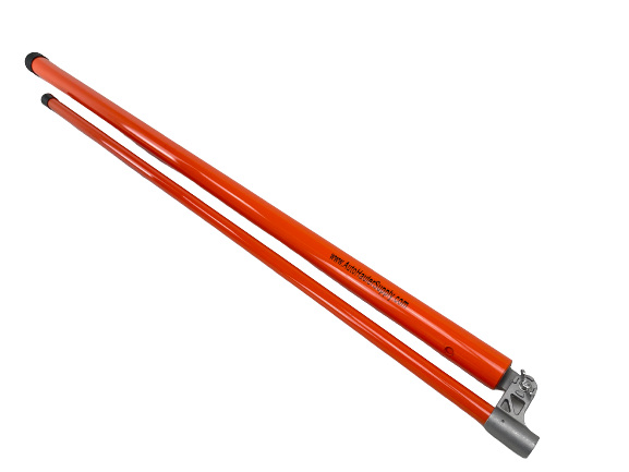 15' Telescoping Height Measuring Stick with 4' Arm - Perfect for Kids Growth Chart, Doorway Measurements & Home DIY Projects