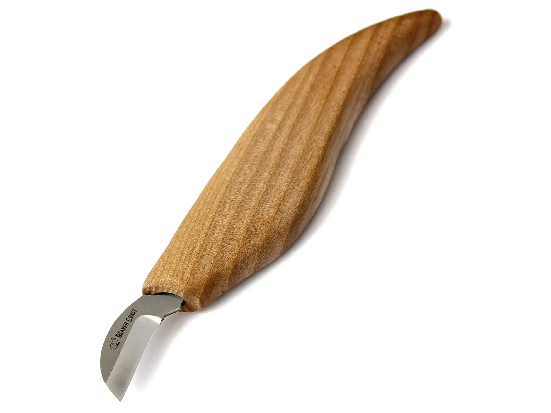 BeaverCraft C6 Small Chip Carving Knife - High Carbon Steel Woodworking Tool for Whittling, Detail Carving & DIY Crafts - Perfect for Beginners and Professional Woodworkers