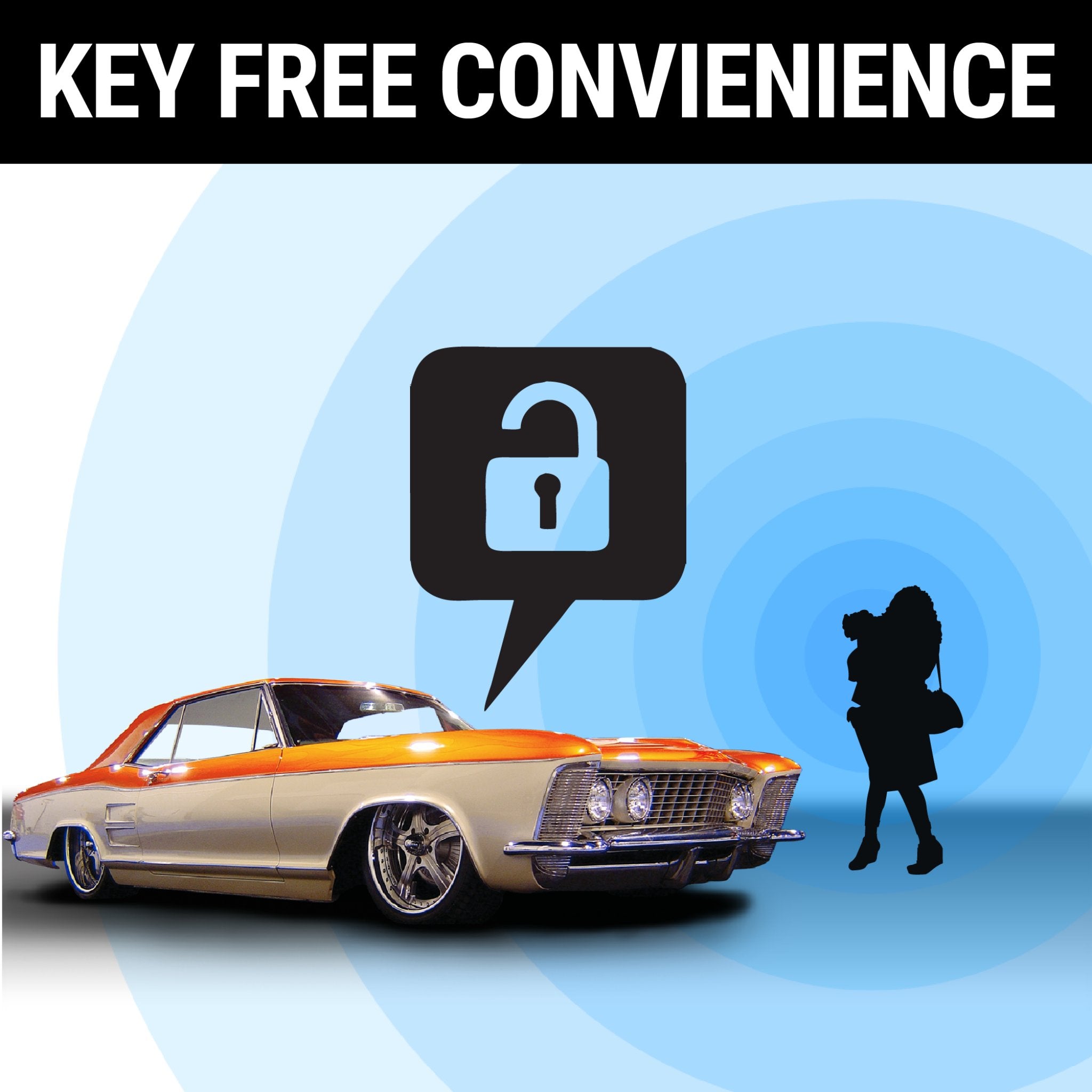 1901-1907 Oldsmobile Model 6C RFID Key Fob - Hands-Free Vehicle Immobilizer Anti-Theft Security System for Cars & Trucks | Protect Your Classic Car from Theft
