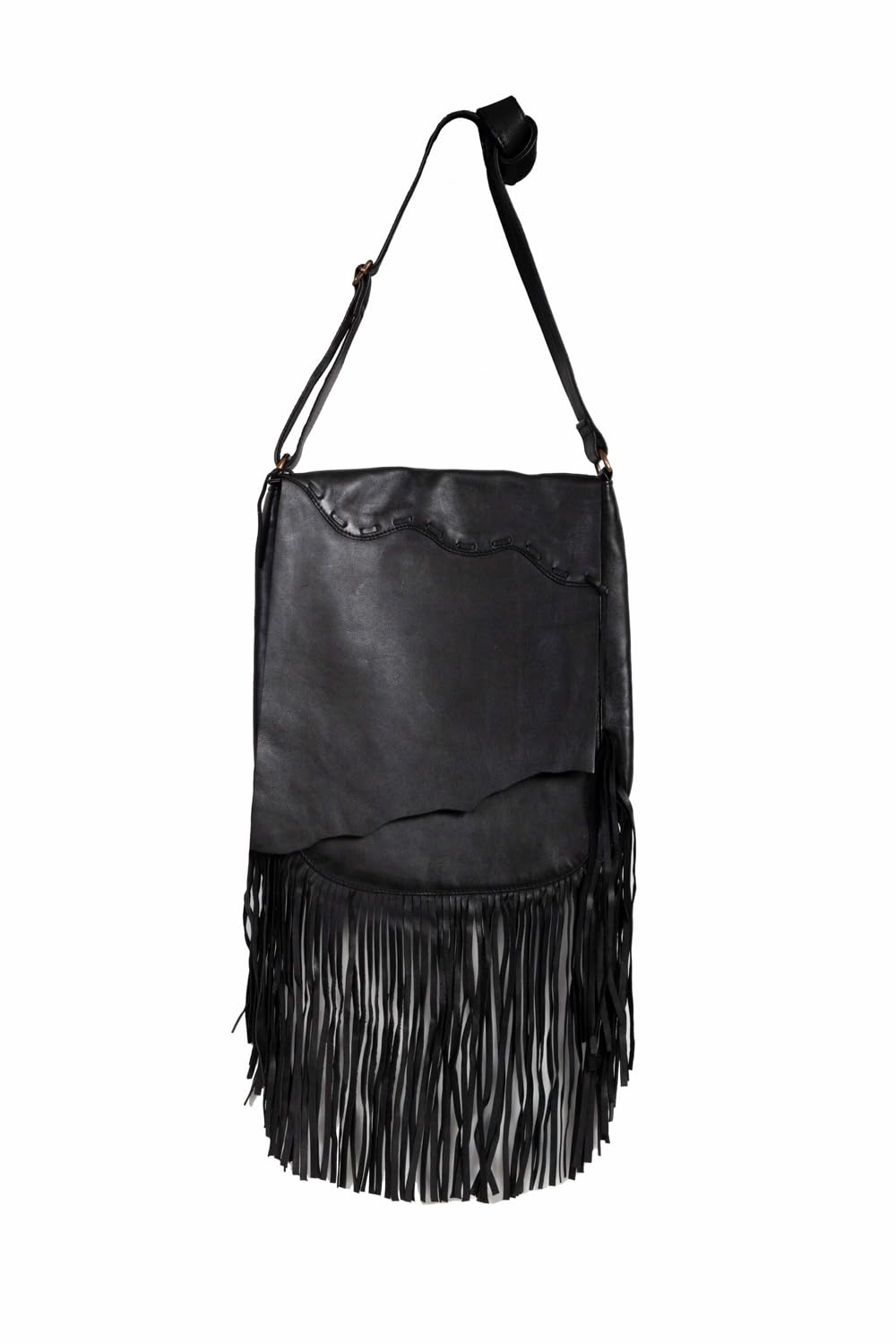 Scully Women's Soft Leather Fringe Crossbody Bag - B180 | Stylish Boho Purse for Everyday Use, Travel & Casual Outings