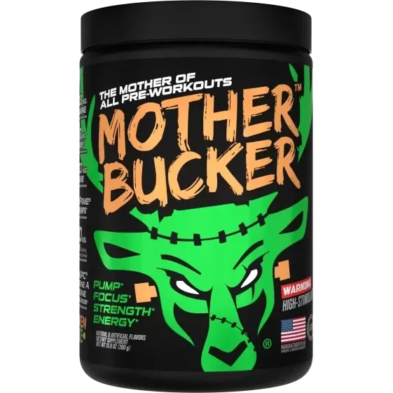 Bucked Up Mother Bucker Pre-Workout Supplement - Energy & Focus Booster for Gym, Fitness & Bodybuilding | Ideal for Intense Training & Athletic Performance