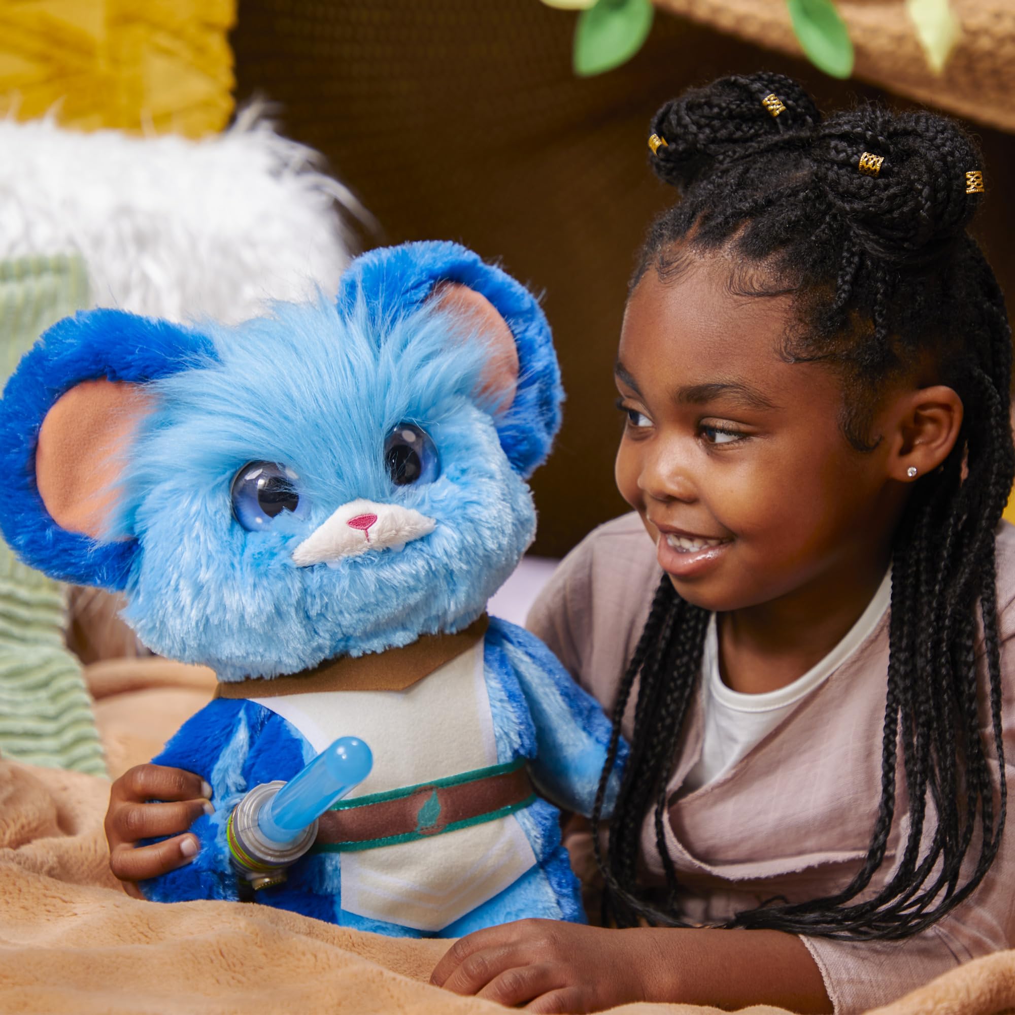 Star Wars Young Jedi Adventures Jabberin' Jedi Nubs Electronic Plush Toy with Lights & Sounds - Interactive Preschool Toy for 3 Year Old Boys & Girls - Perfect for Playtime, Storytelling & Jedi Training Fun