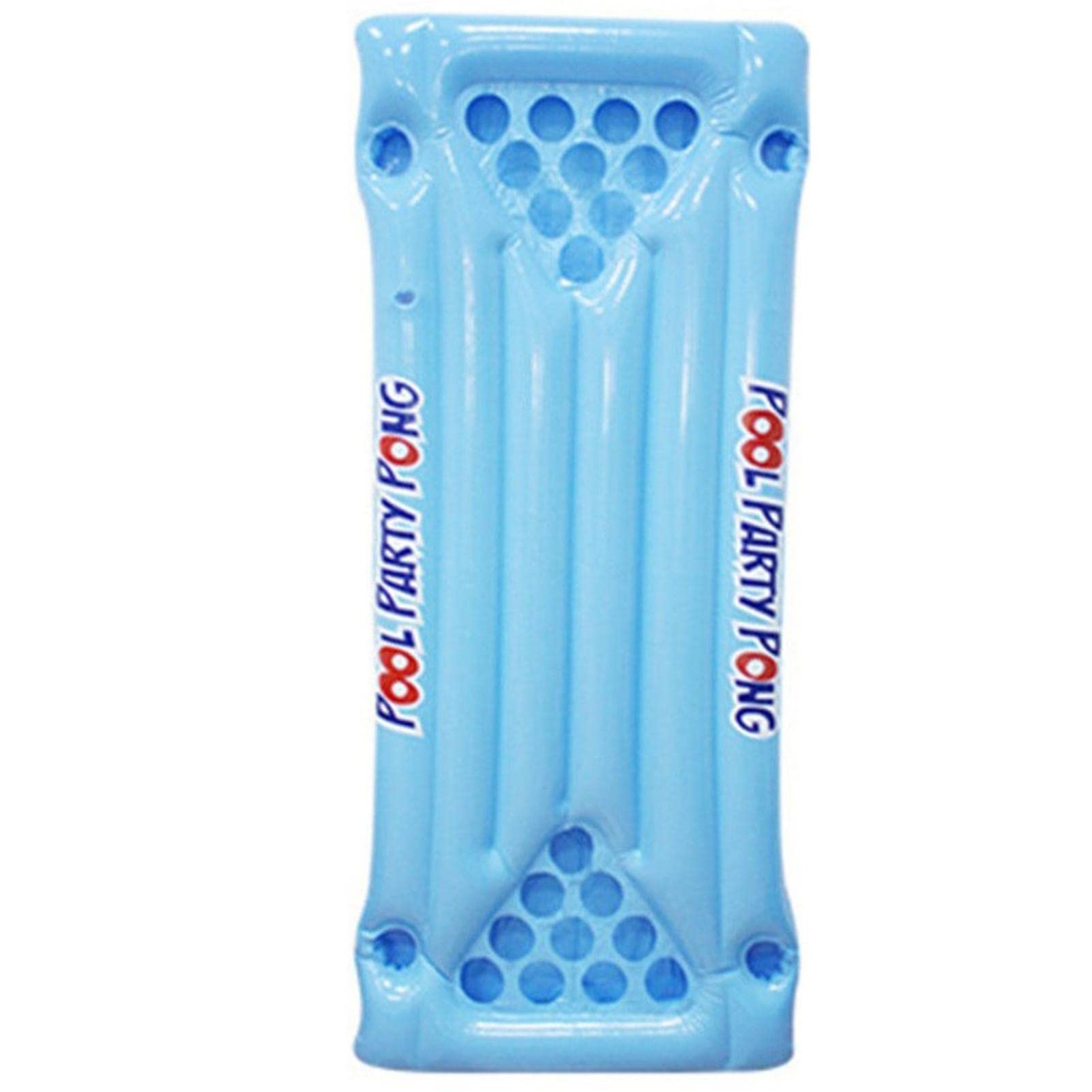 Boboni 2-Pack Inflatable Pool Pong Table Float - Floating Beer Pong Game Raft for Pool Parties, Summer Fun & Beach Activities | Perfect for Backyard Gatherings, Lake Days & Water Games