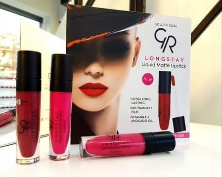 Golden Rose Longstay Liquid Matte Lipstick - R-MLL 17 - Highly Pigmented, Smudge Proof, Long Lasting Lip Color for Day & Night Wear - Perfect for Parties, Dates, and Special Occasions