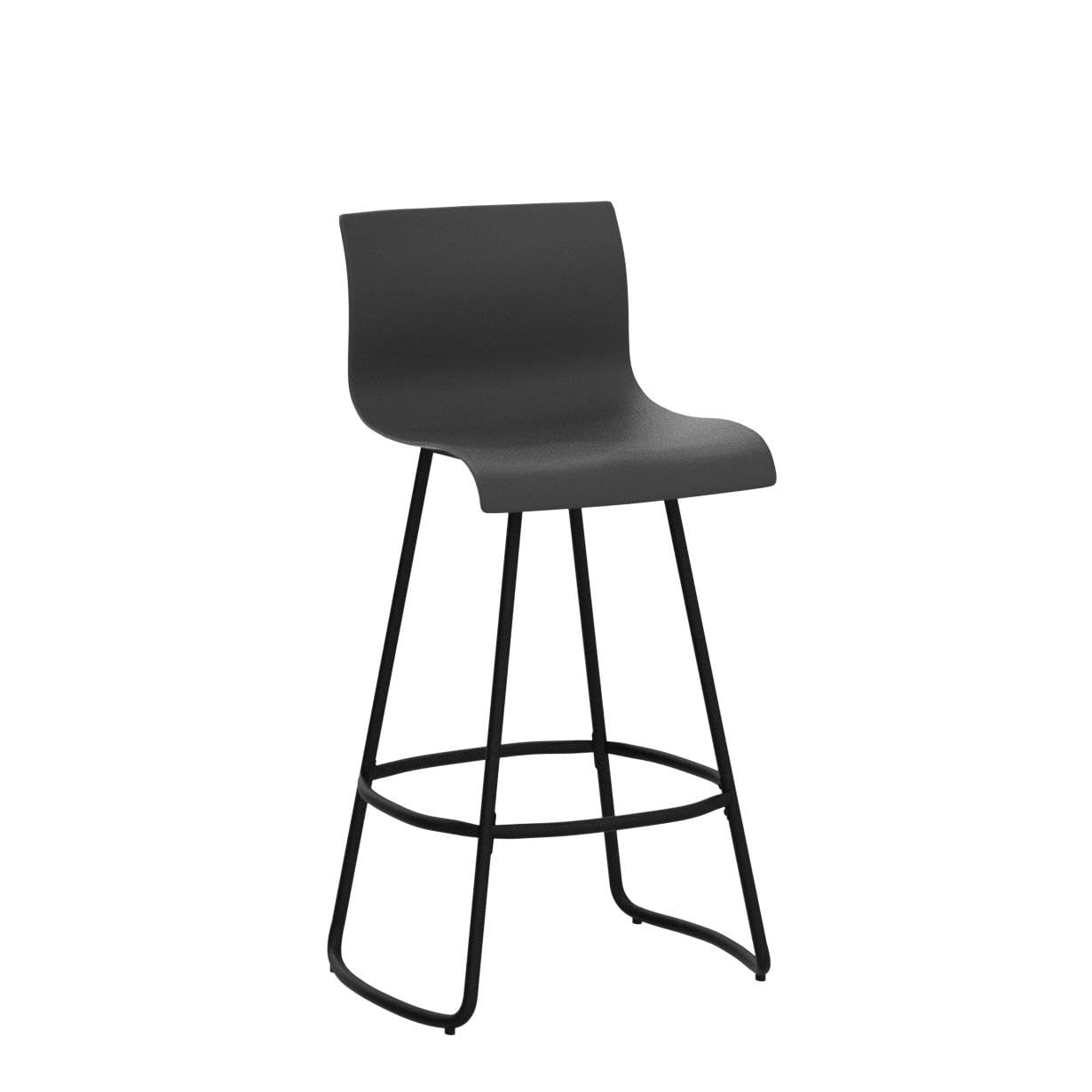 4-Piece Modern Swivel Bar Stool Set with Back - 24