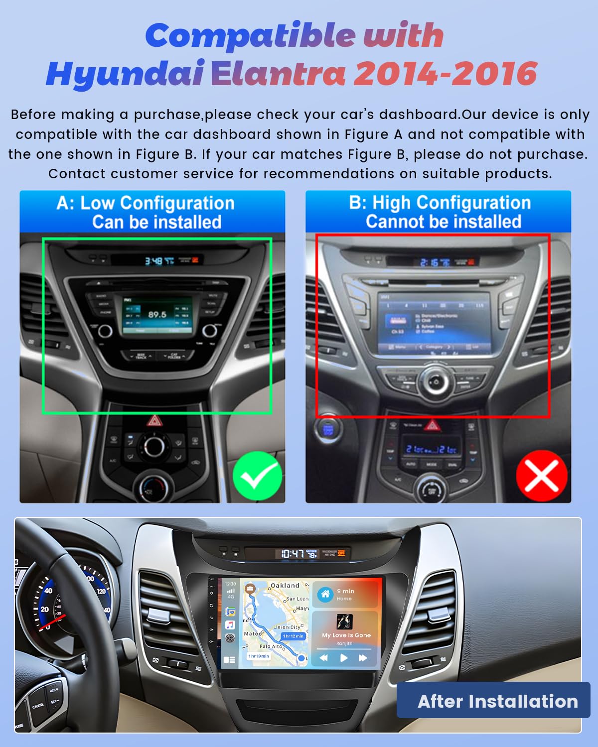 2014-2016 Hyundai Elantra Android Car Stereo - 9