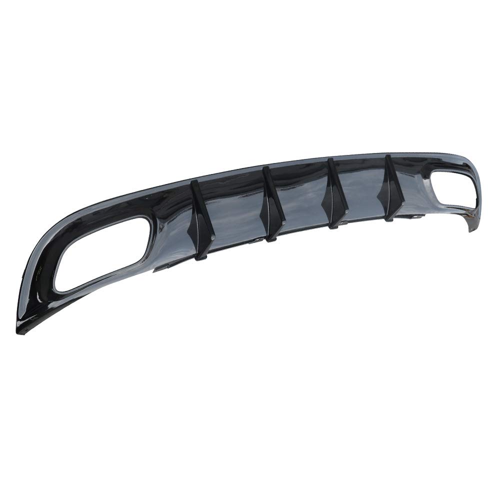 FREEMOTOR802 Rear Diffuser for 2015-2023 Dodge Charger Base & SXT Trims - V2 Style Gloss Black PP Spoiler - Upgrade Your Rear Bumper for Sporty Look & Improved Aerodynamics