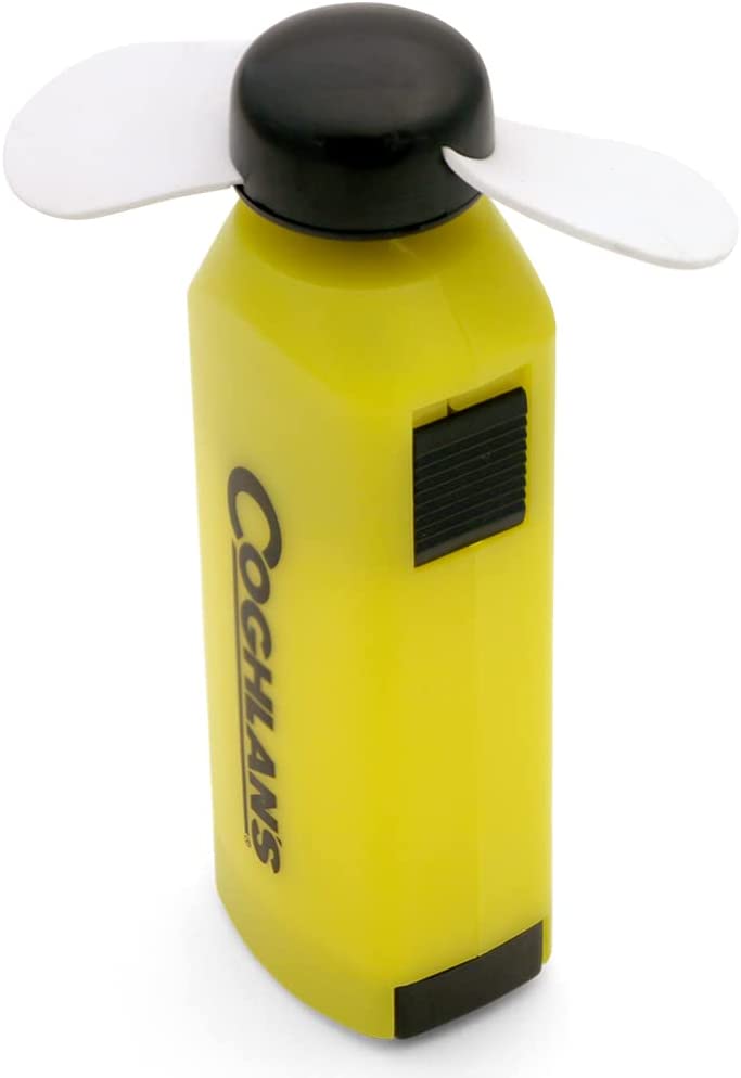 Coghlans Mini Fan 2AA Battery Operated - Portable Handheld Fan for Camping, Hiking, Travel & Outdoor Activities