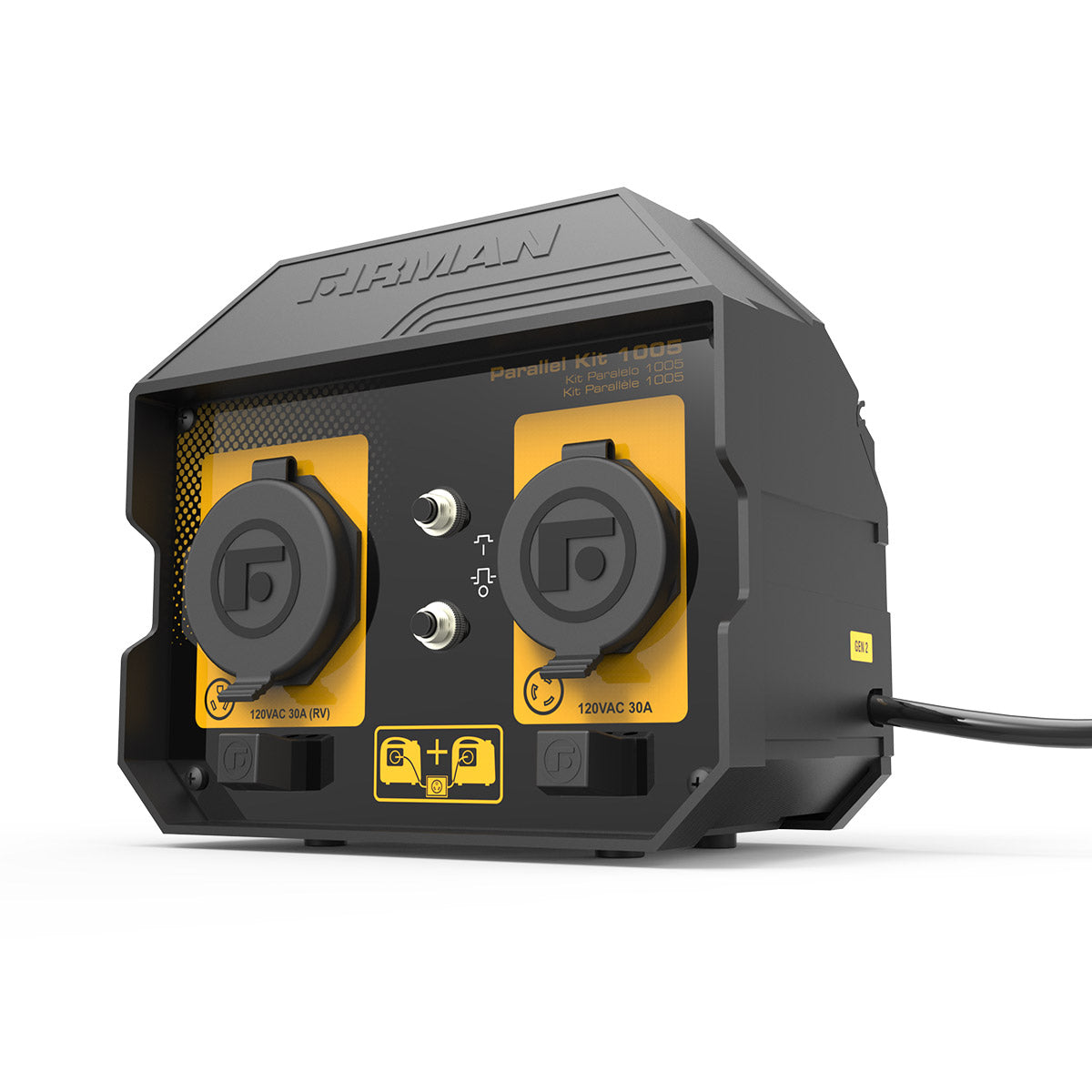 30A Portable Generator Parallel Kit - Dual Power Output for Camping, RV & Emergency Backup - Heavy Duty Connector for Reliable Power Supply