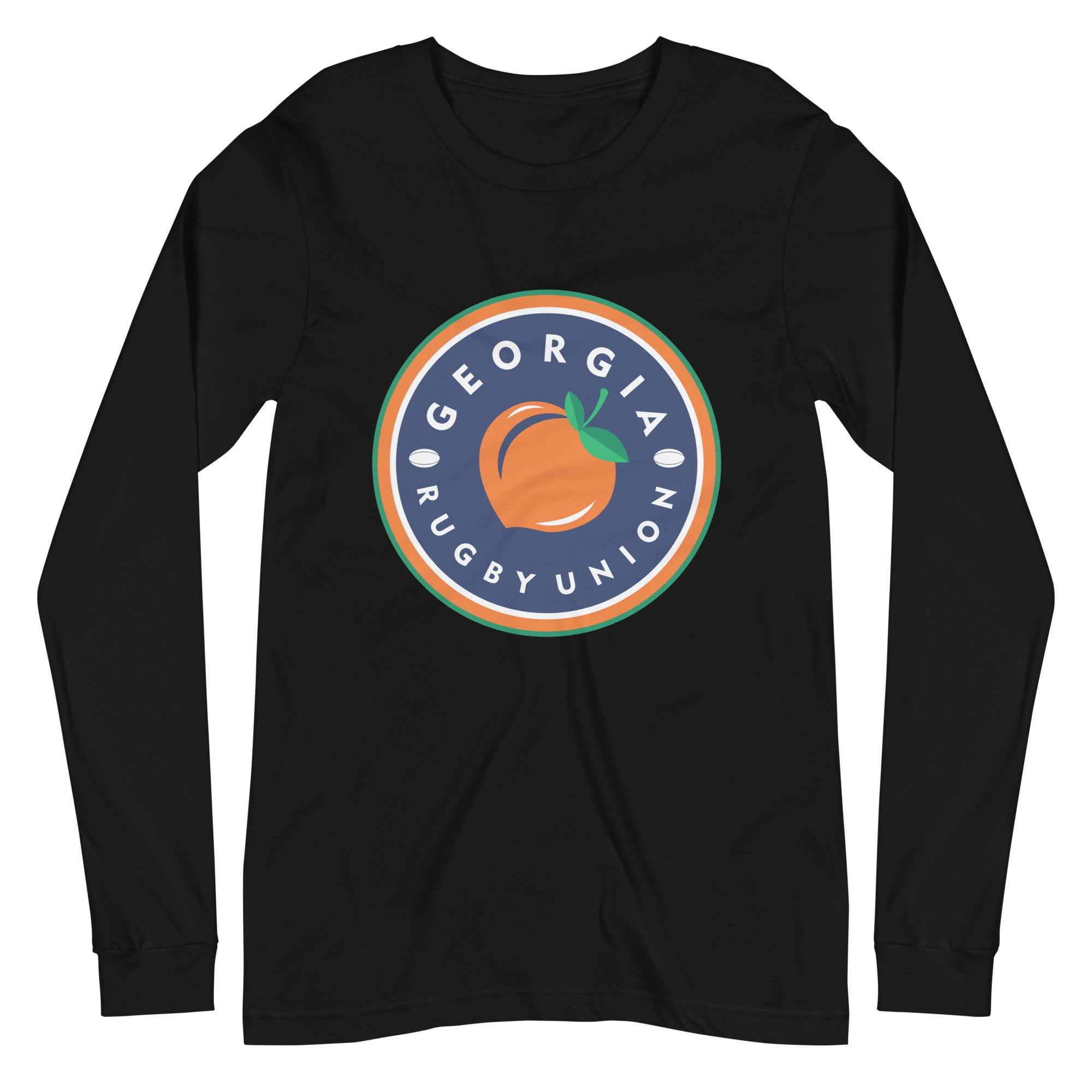 Georgia Rugby Union Long Sleeve Performance Shirt - Moisture Wicking, Breathable Jersey for Rugby Players & Fans - Perfect for Training, Matches & Game Day Support