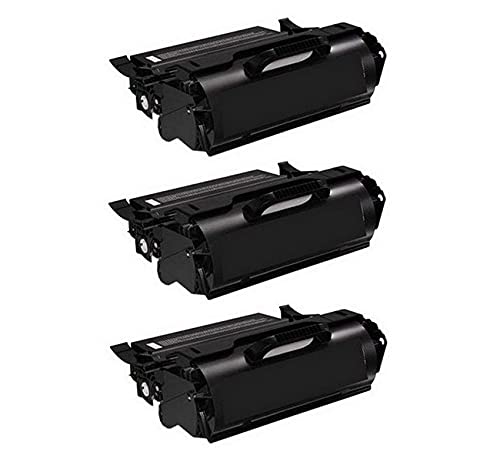 Lexmark T520 T520DN T520N T522 T522DN T522N X520 X522 Compatible Toner Cartridge - Remanufactured 3-Pack (12A6730_3PK) - 20,000 Page Yield - TAA Compliant - Ideal for Office & High-Volume Printing