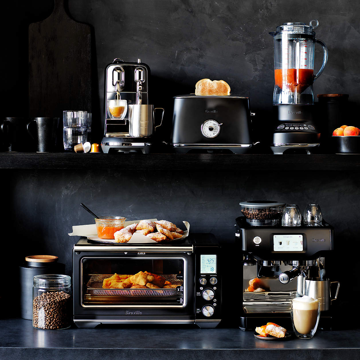 Breville Barista Touch Espresso Machine with Black Truffle Finish - 645539 | Automatic Milk Frother, Precise Espresso Extraction | Perfect for Home Baristas & Coffee Enthusiasts