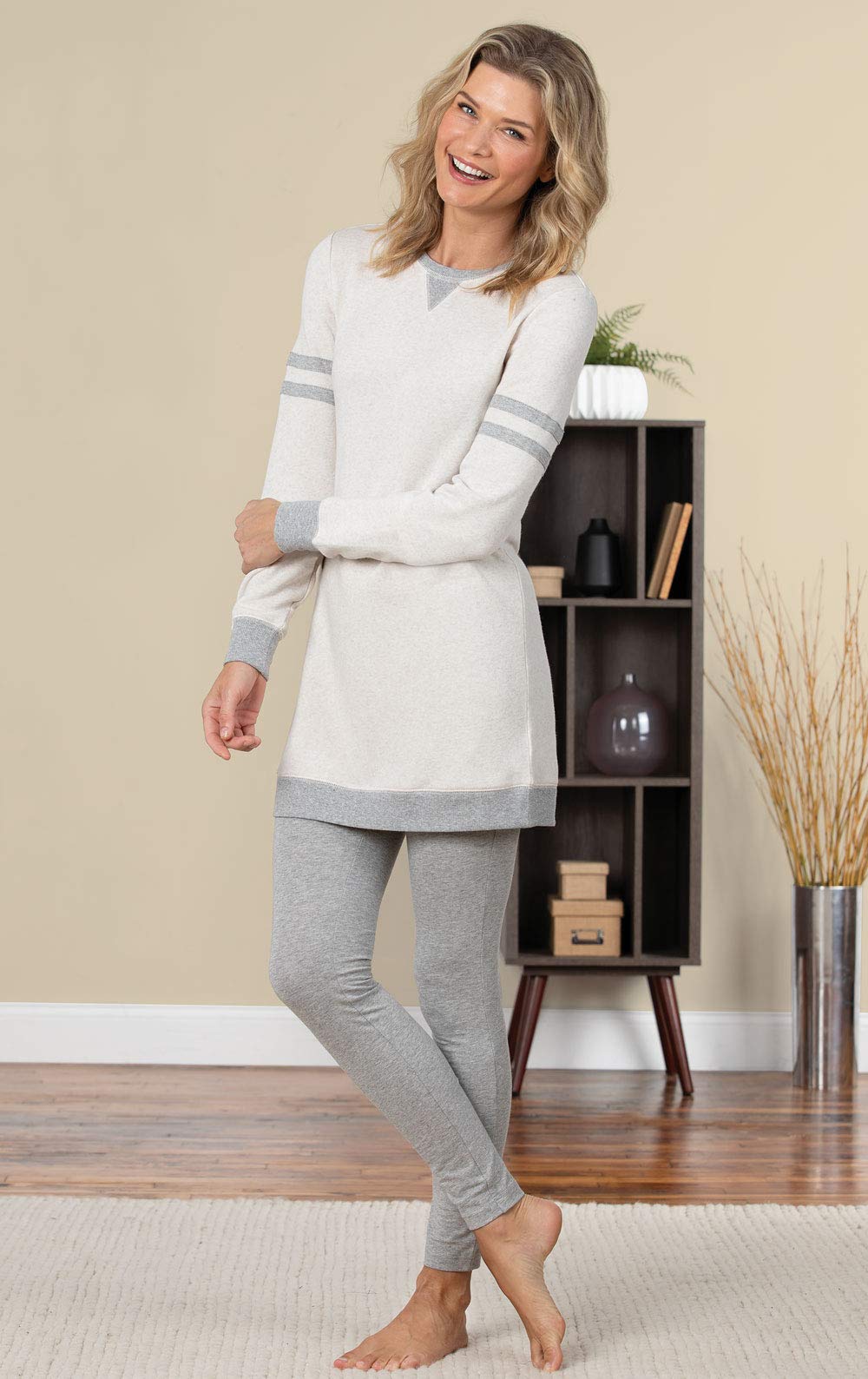 Women's 100% Cotton Pajama Set - Soft Short Sleeve Sleepwear for Women | Cozy Lounge & Sleepwear for Relaxing at Home or Travel