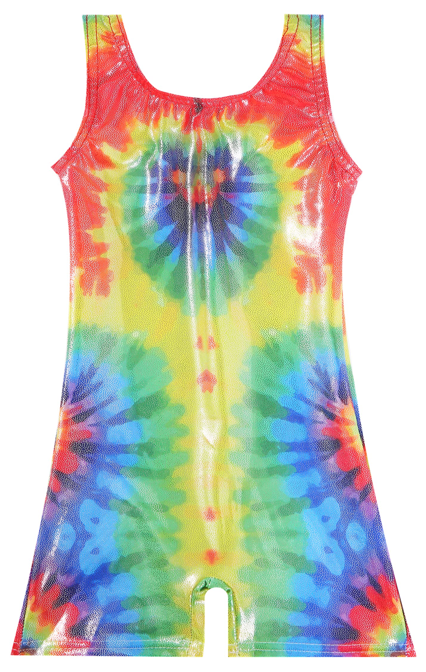 Dancina Girls Gymnastics Leotard with Shorts - Tumbling Outfit for Dance, Cheerleading & Performance - Comfortable Stretch Fabric for Training & Competition
