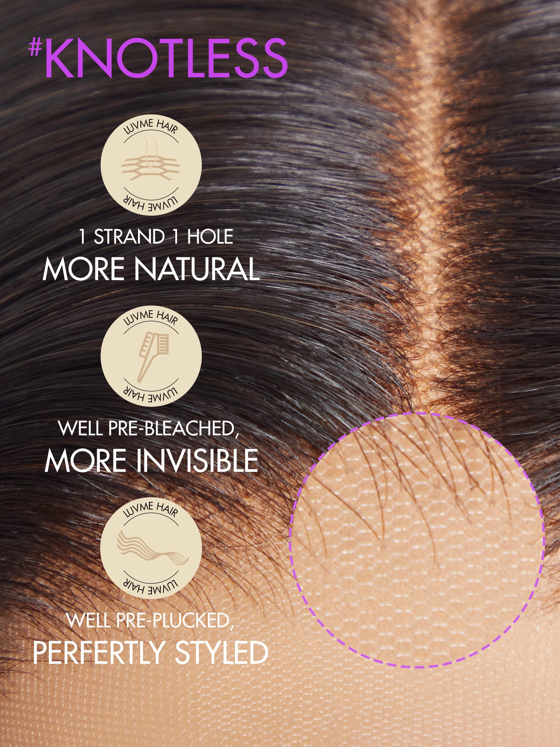 LUVME 13x5 Deep Wave Lace Front Wigs - 100% Human Hair with Pre-Plucked HD Transparent Lace - Glueless 14 Inch Natural Black Long Curly Wig for Women - Perfect for Daily Wear, Cosplay, and Special Occasions