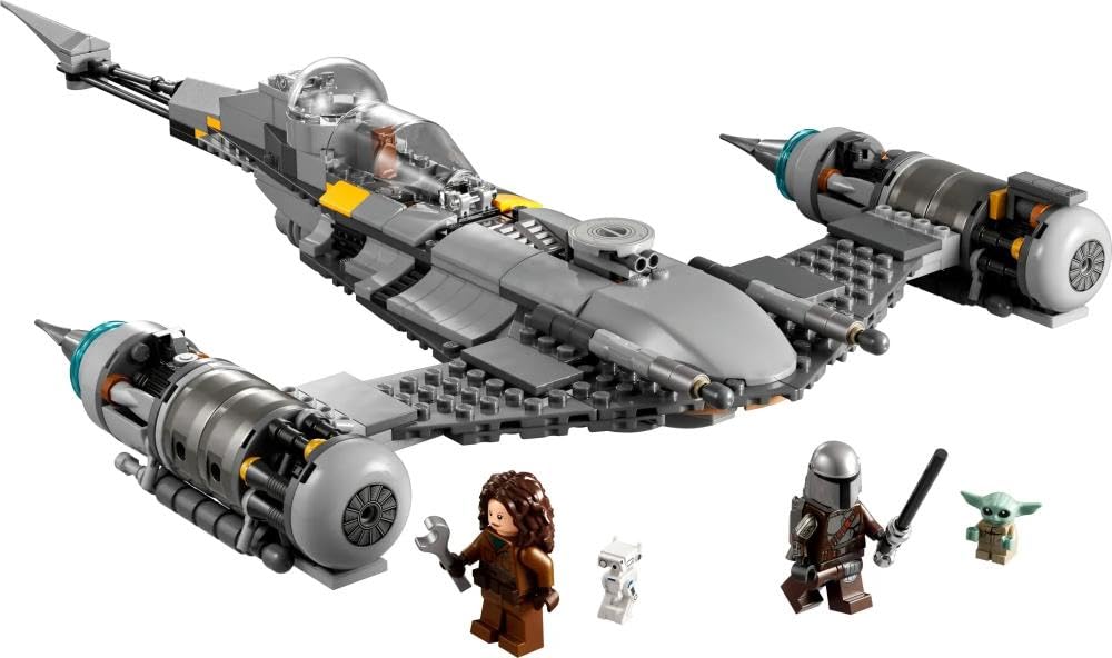 LEGO Star Wars The Mandalorian N-1 Starfighter 75325 Building Kit with Baby Yoda Grogu & Droid Figures - The Book of Boba Fett Collection - Creative STEM Toy for Kids Ages 9+ - Perfect Birthday Gift for Boys & Girls - Build & Display for Star Wars Fans & Collectors