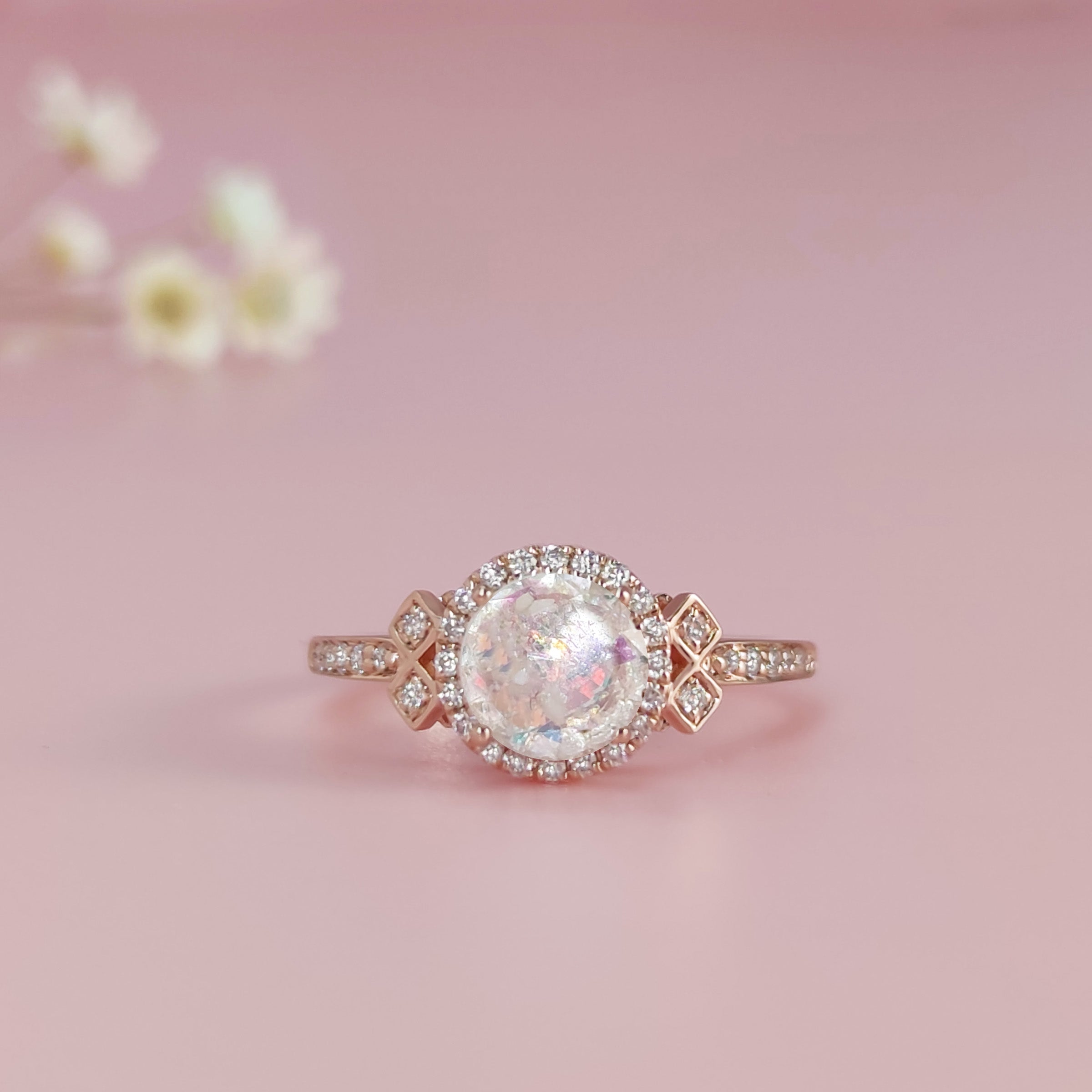 Classic Solitaire Ashes Ring - Elegant Memorial Jewelry for Women - Perfect for Remembrance, Sympathy & Everyday Wear
