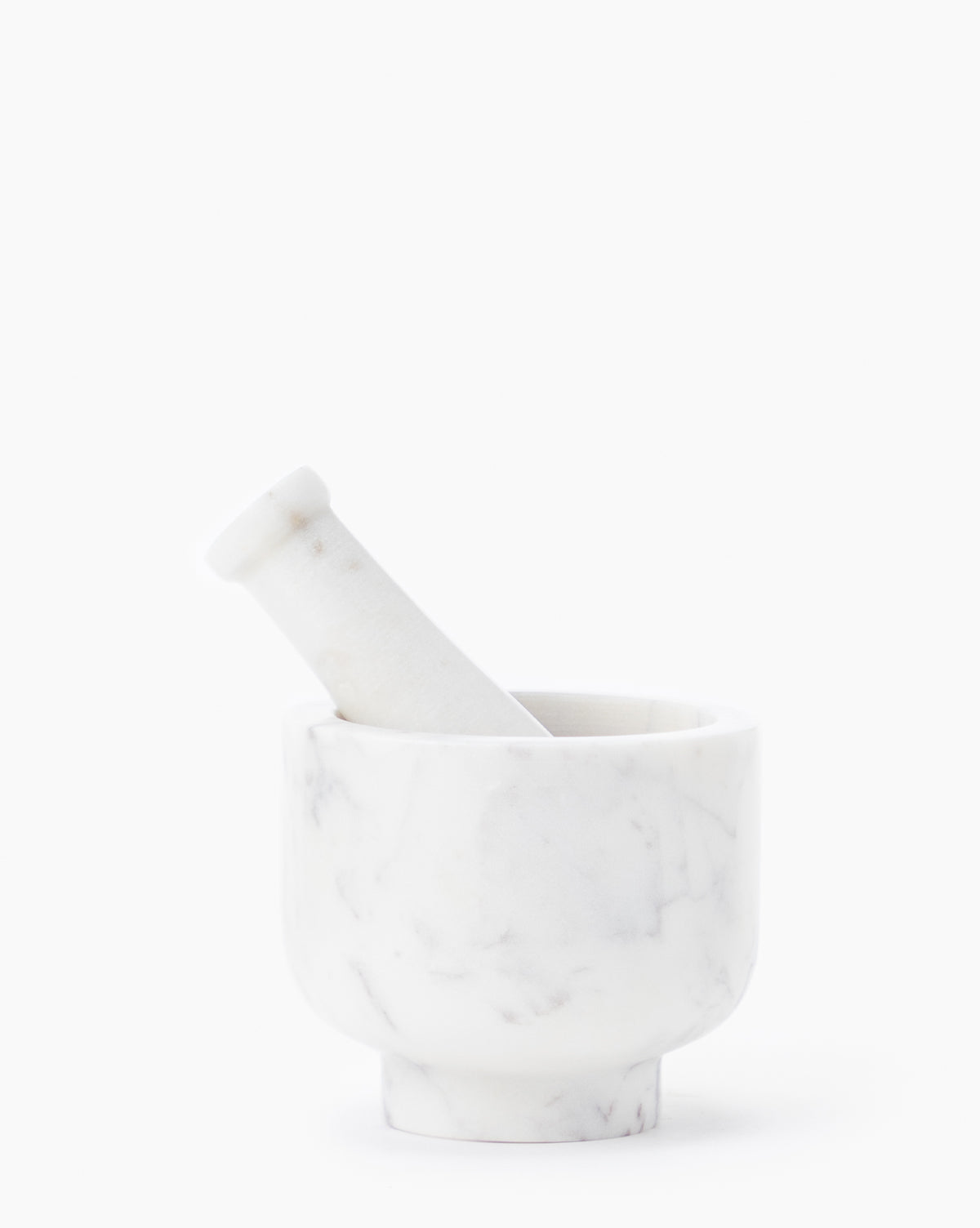 Premium White Marble Mortar and Pestle Set - Natural Stone Spice Grinder & Herb Crusher for Kitchen, Cooking, and Ayurvedic Remedies - Perfect for Grinding Spices, Herbs, Pesto, and Medicines