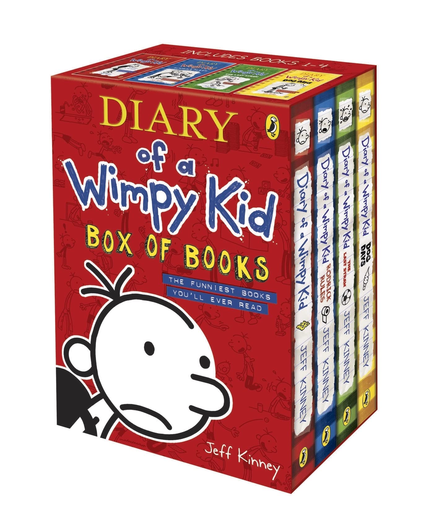Diary of a Wimpy Kid Complete Book Series Box Set - Best Selling Children's Chapter Books for Reading & Homeschooling