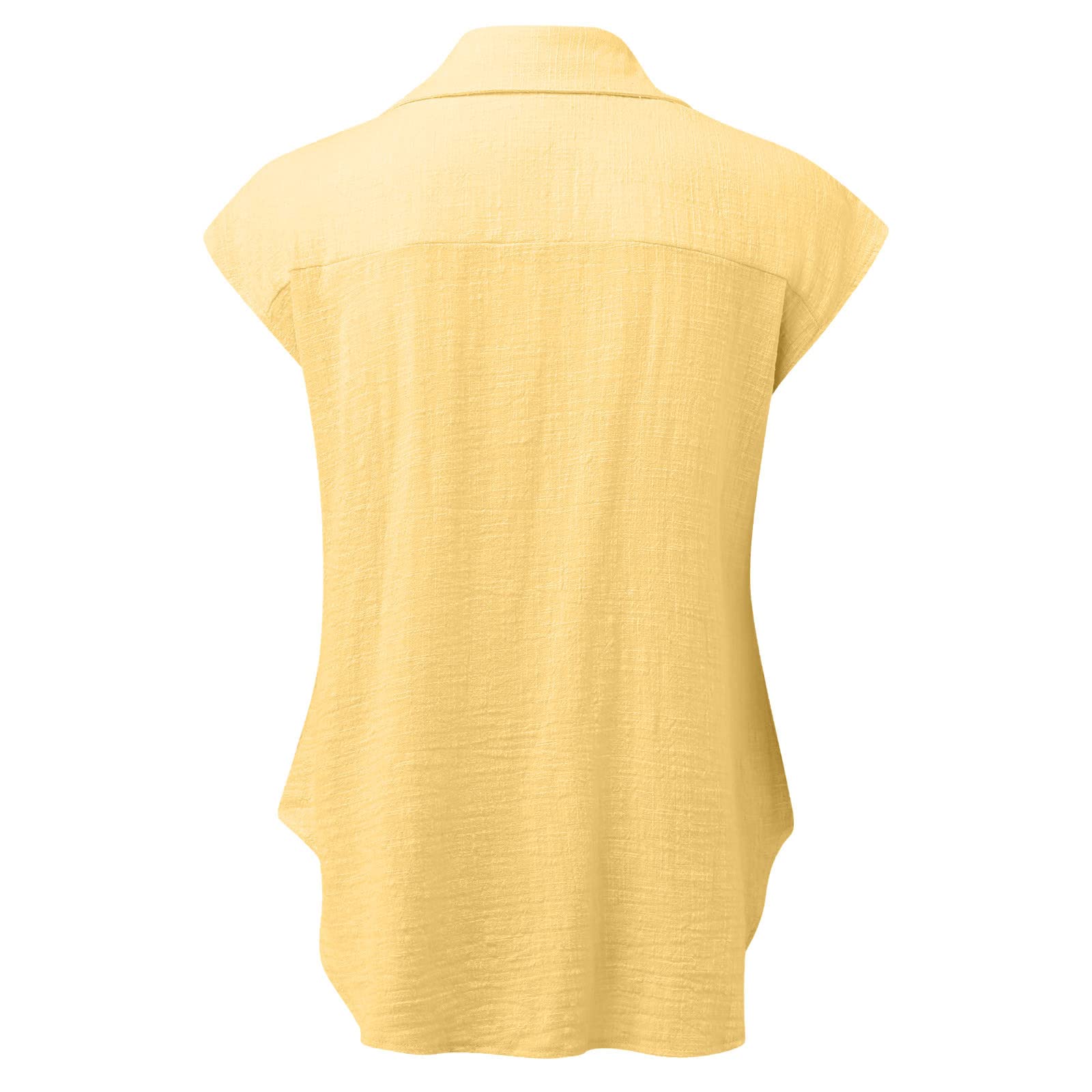 Trendy Women's Summer Tops 2024 - Breathable Cotton Linen Short Sleeve Blouses, Casual & Dressy Loose Fit T-Shirts for Work, Travel & Everyday Wear