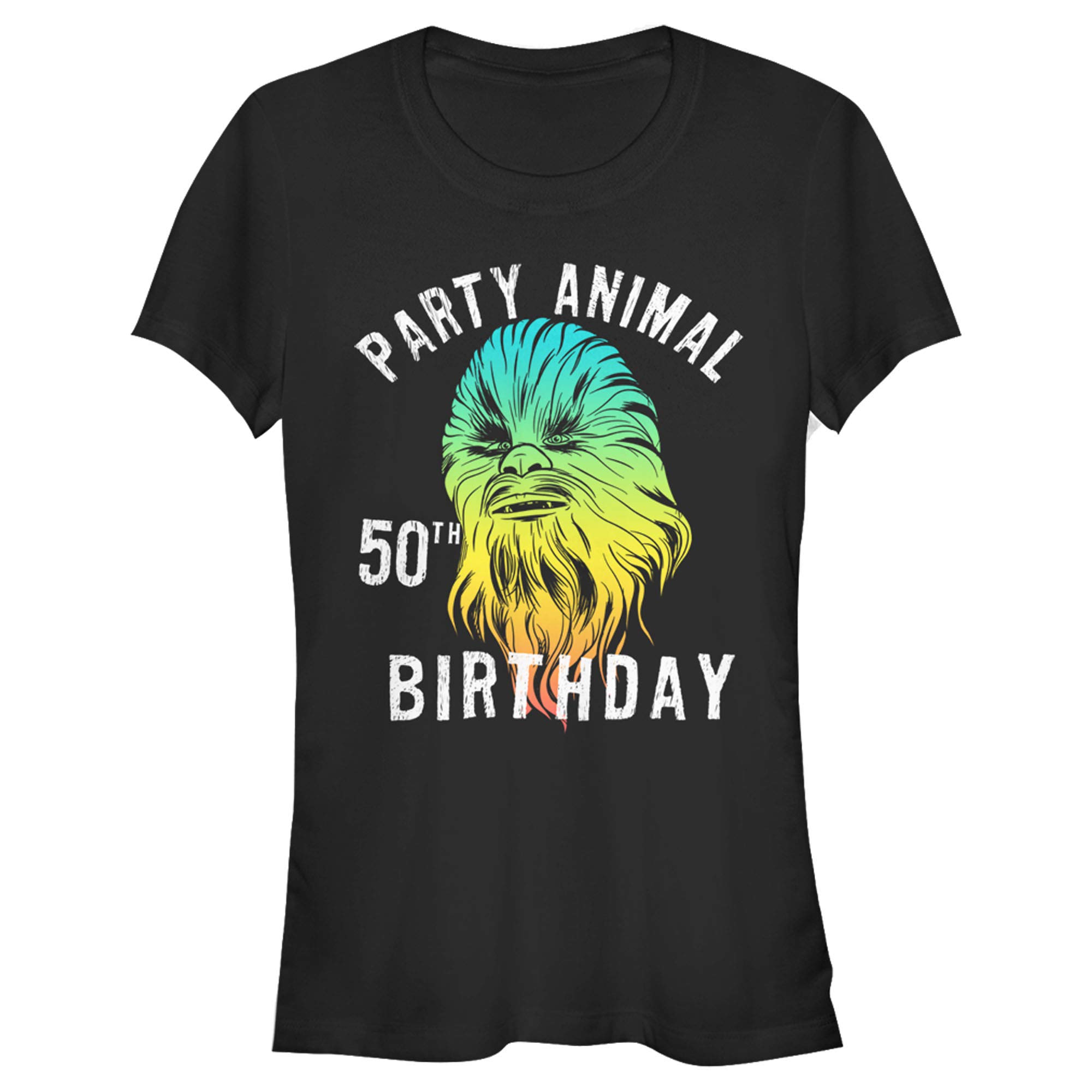 Star Wars Chewbacca 50th Birthday T-Shirt for Kids - Fun Chewie Portrait Design - Perfect for Birthday Parties, Cosplay & Star Wars Fans