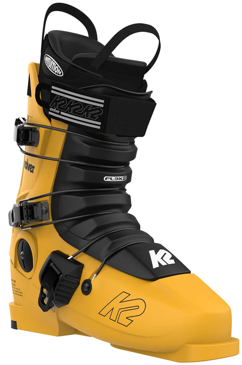 K2 Junior's Evolver Ski Boots 2023 - Kids' Adjustable Ski Boots for Boys & Girls - Perfect for Snowboarding & Winter Sports