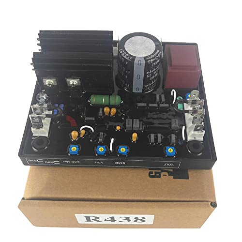 R438 Automatic Voltage Regulator AVR for Generators - Free Fast Shipping | Stable Power Supply for Home, RV & Emergency Backup