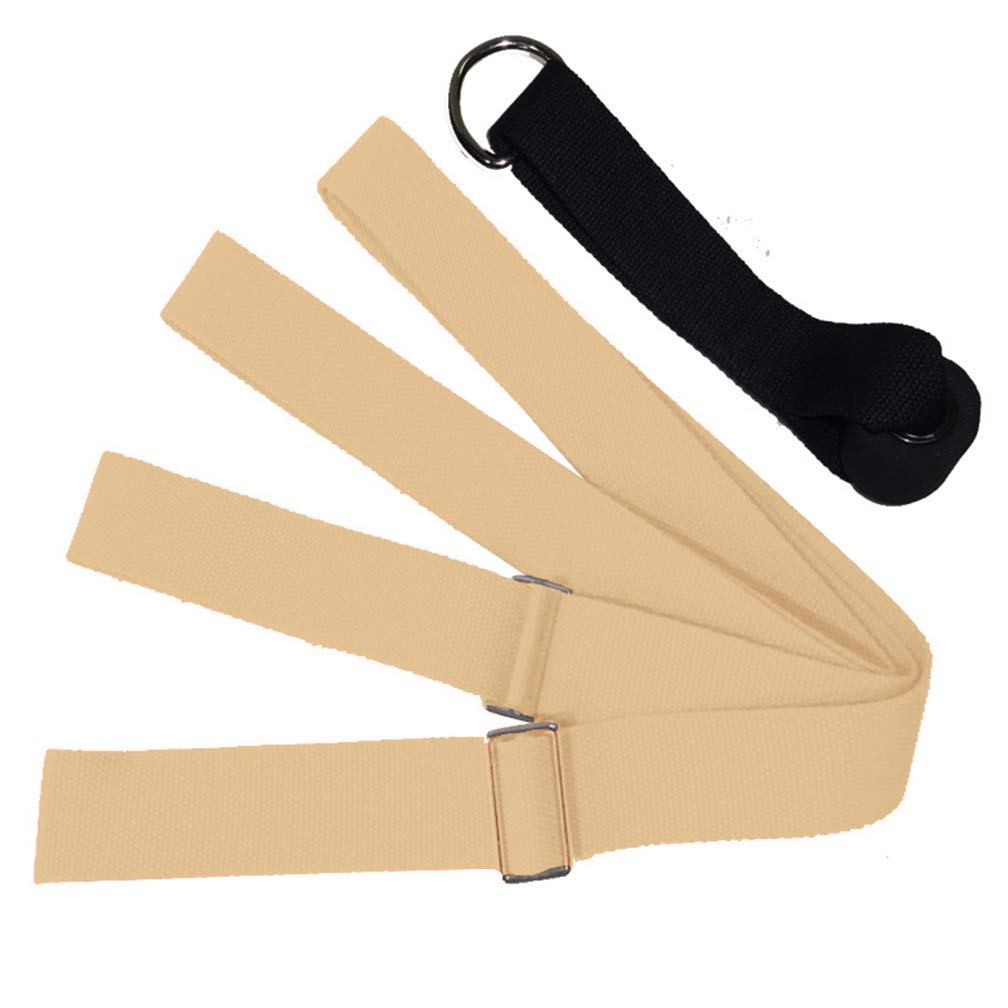 Adjustable Leg Stretch Strap with Door Anchor - Yoga, Ballet, Dance & Gymnastics Flexibility Trainer - Improve Splits & Stretching at Home or Gym - Perfect for Beginners & Athletes