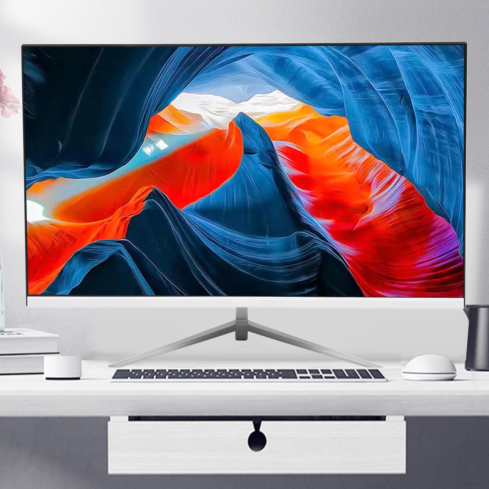 Annadue 27 Inch Gaming Monitor - QHD 2K 165Hz, 2560x1440 Resolution, 1ms MPRT, AMD FreeSync, HDR, 120% sRGB - HDMI & DisplayPort, VESA Mount Compatible (EU Plug) - Perfect for Esports, Streaming & Home Office Setup